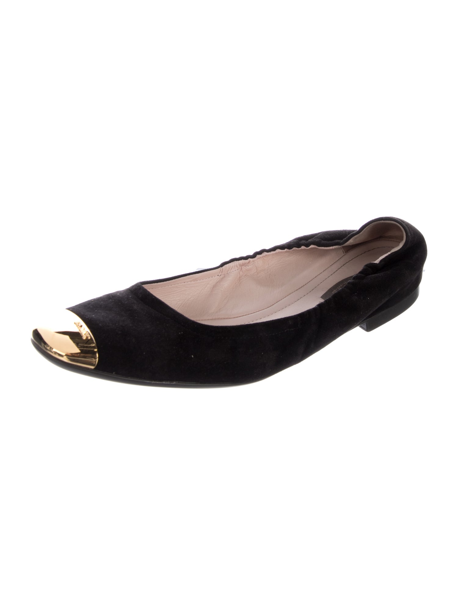 Bally Suede Ballet Flats