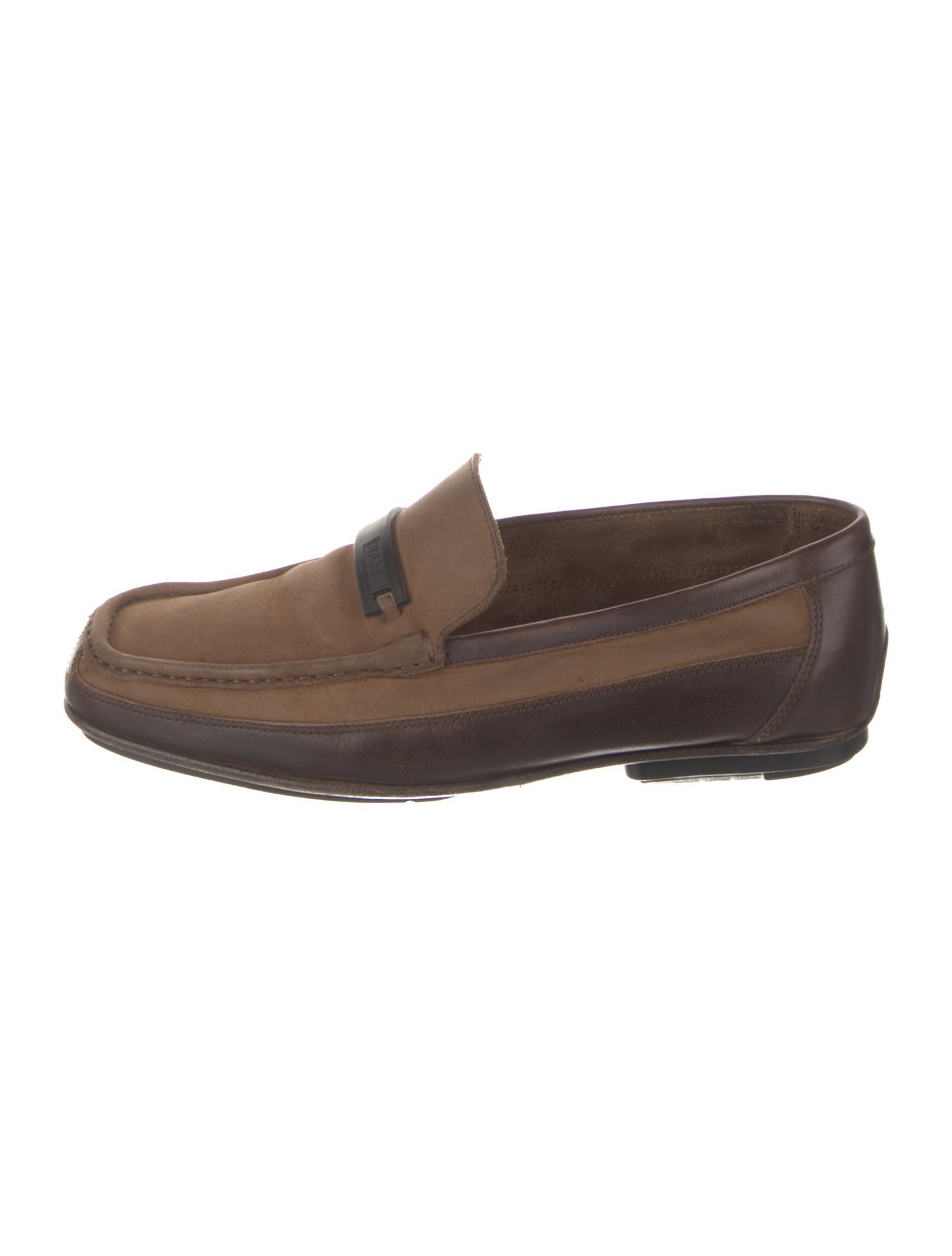 Bally Suede Dress Loafers