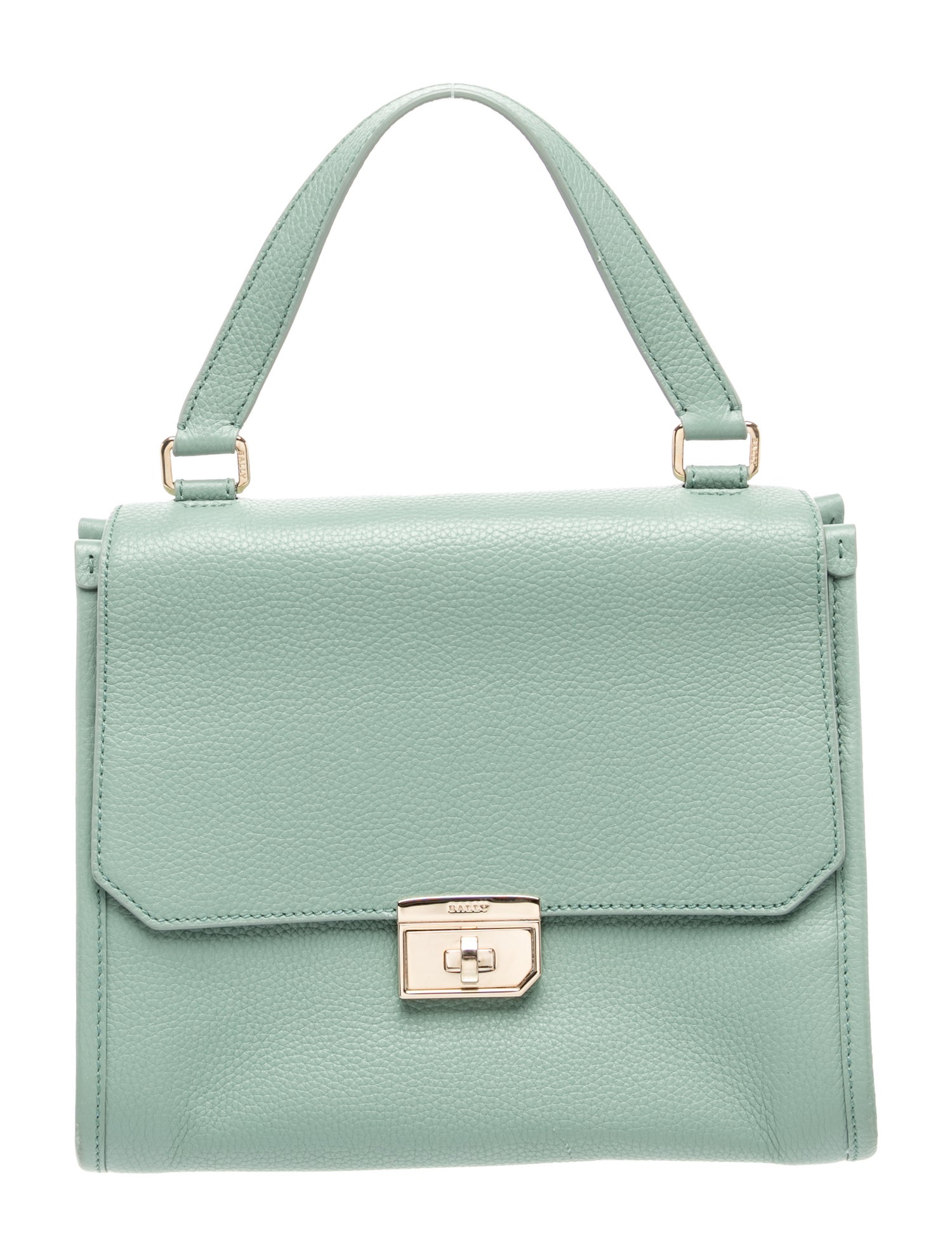 Bally Leather Top Handle Bag