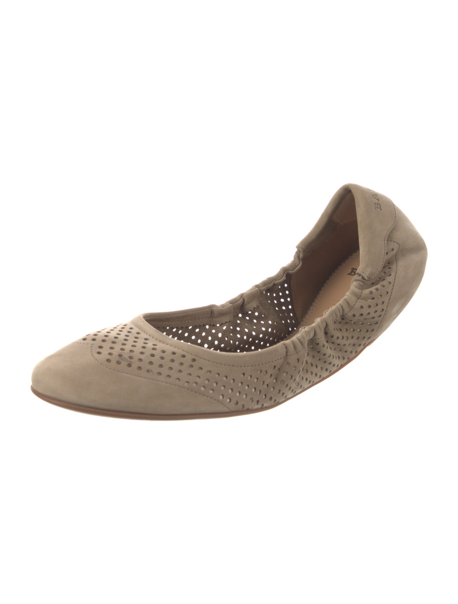 Bally Suede Ballet Flats