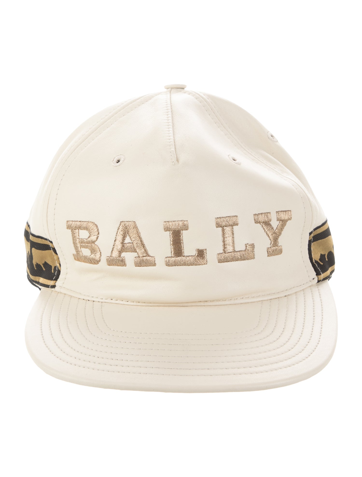 Bally Leather Baseball Cap