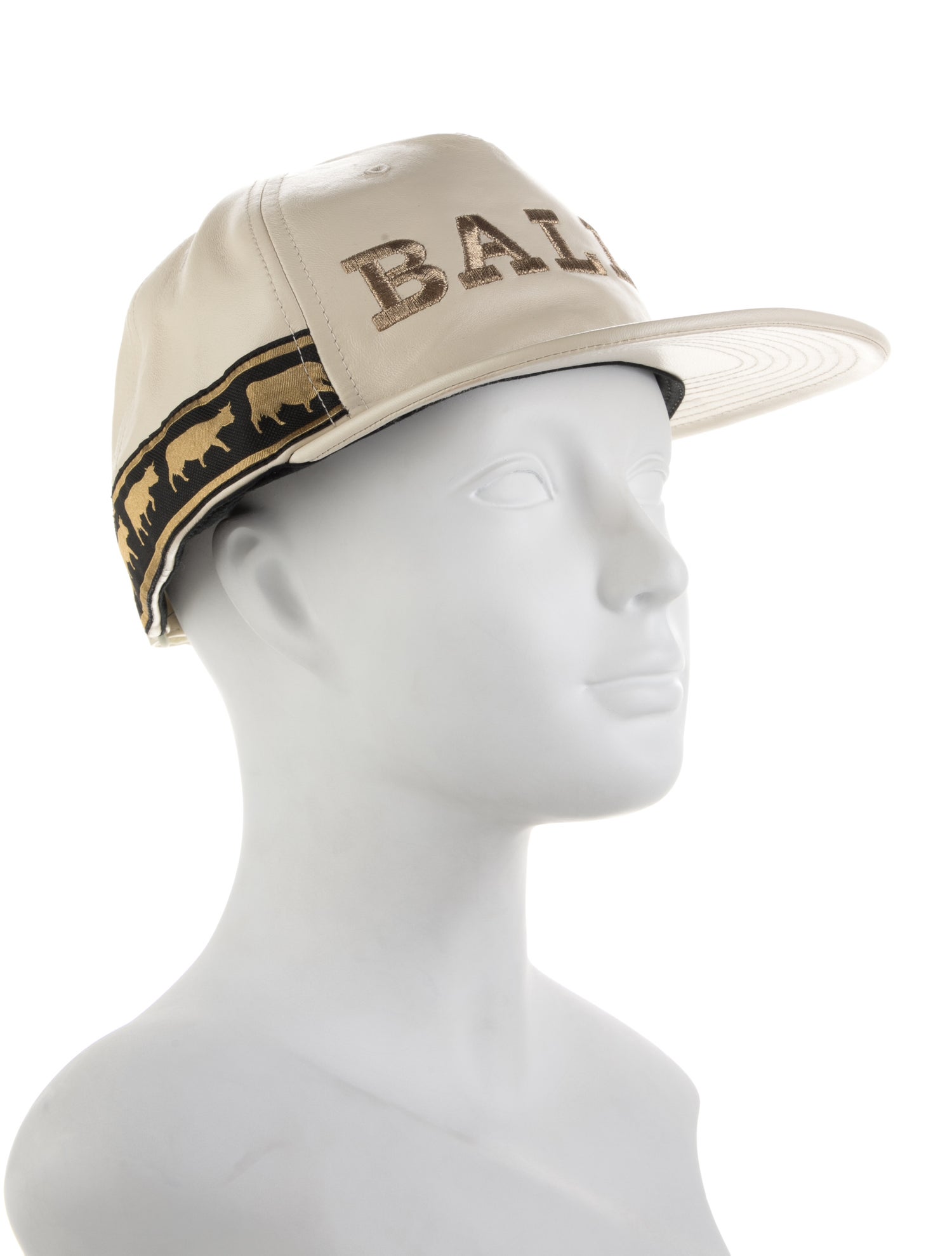 Bally Leather Baseball Cap