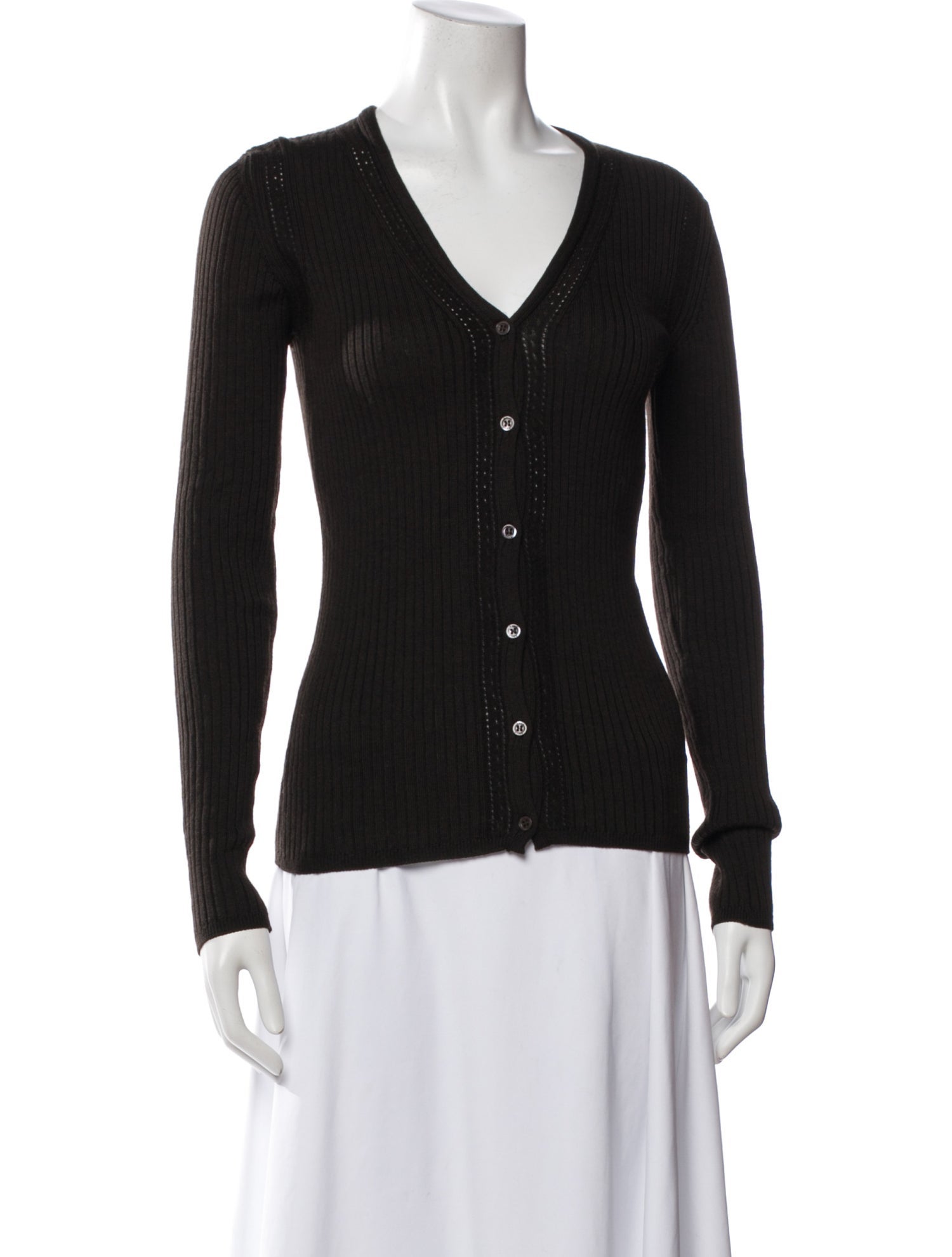 Bally Merino Wool V-Neck Sweater