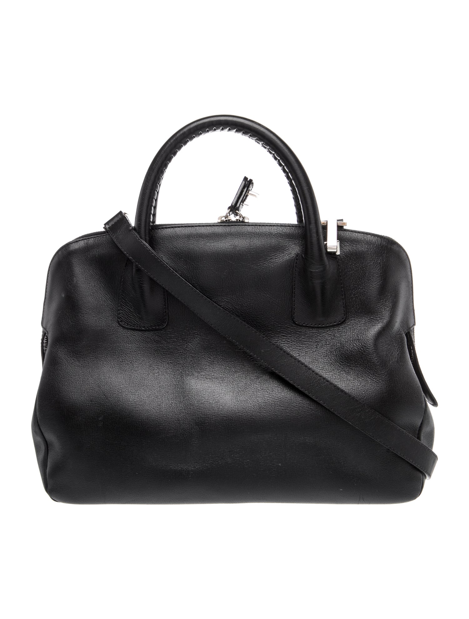 Bally Leather Top Handle Bag