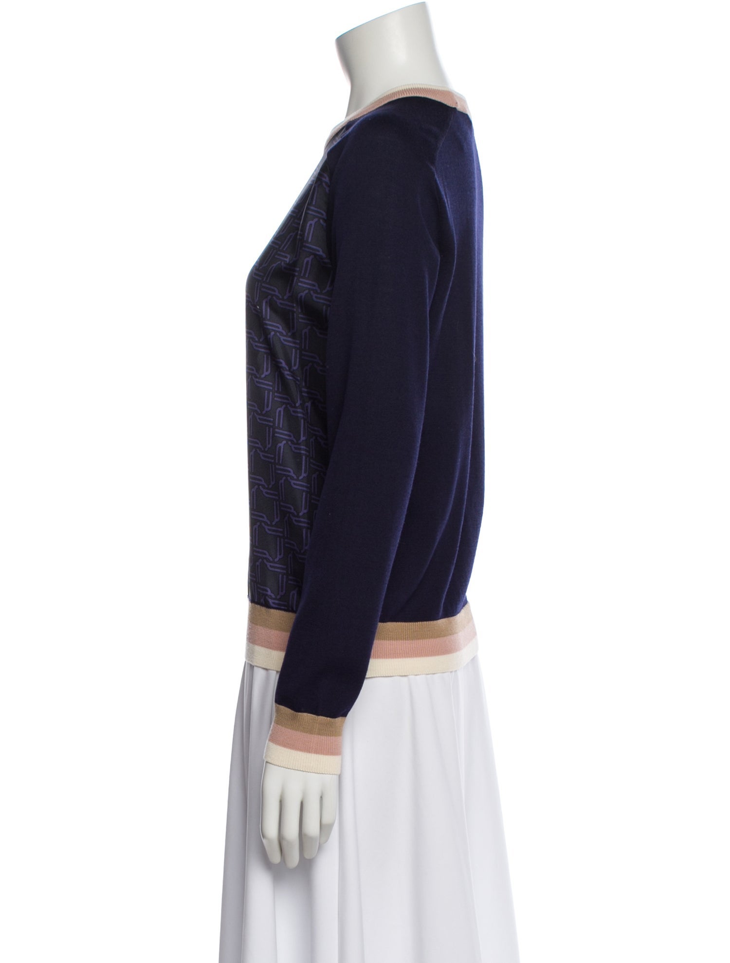Bally Printed Crew Neck Sweater