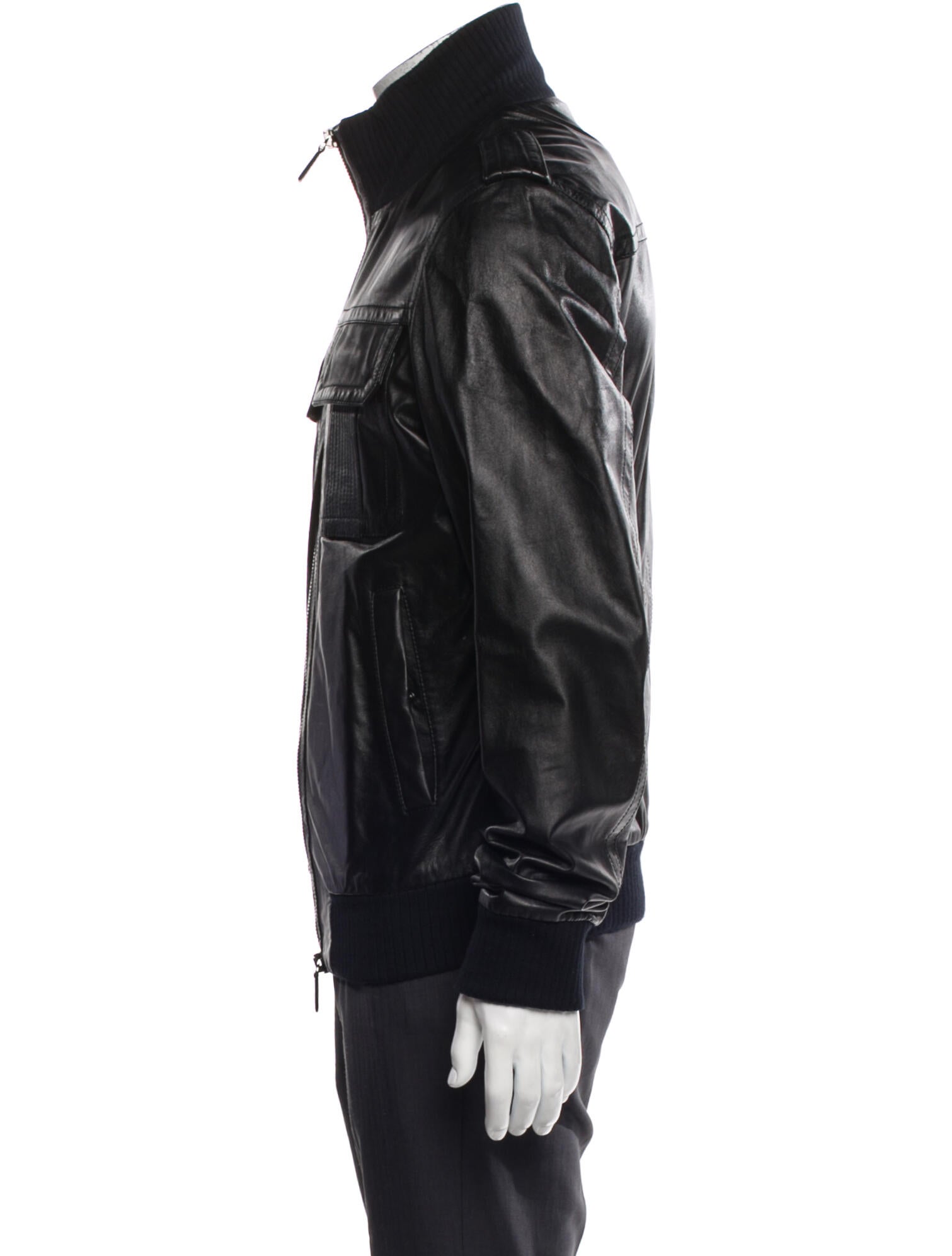 Bally Lambskin Moto Jacket
