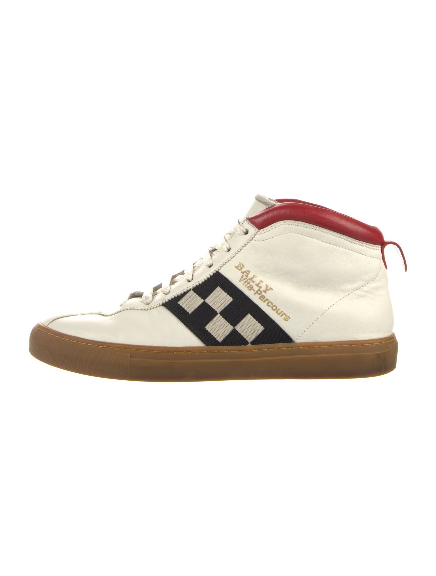 Bally Leather Printed Sneakers
