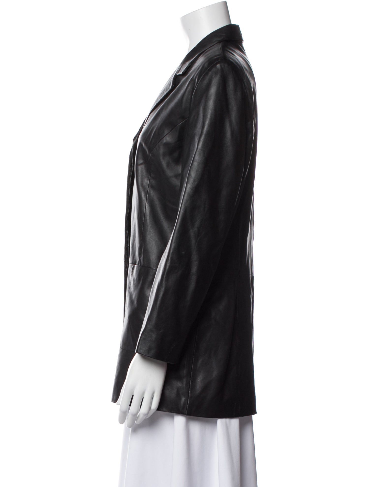 Bally Leather Blazer