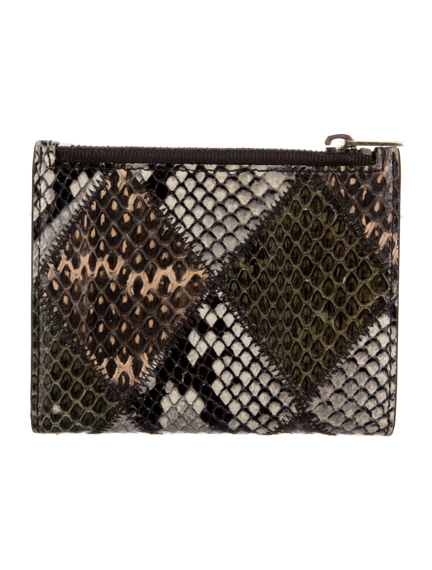 Bally Snakeskin Printed Wallet