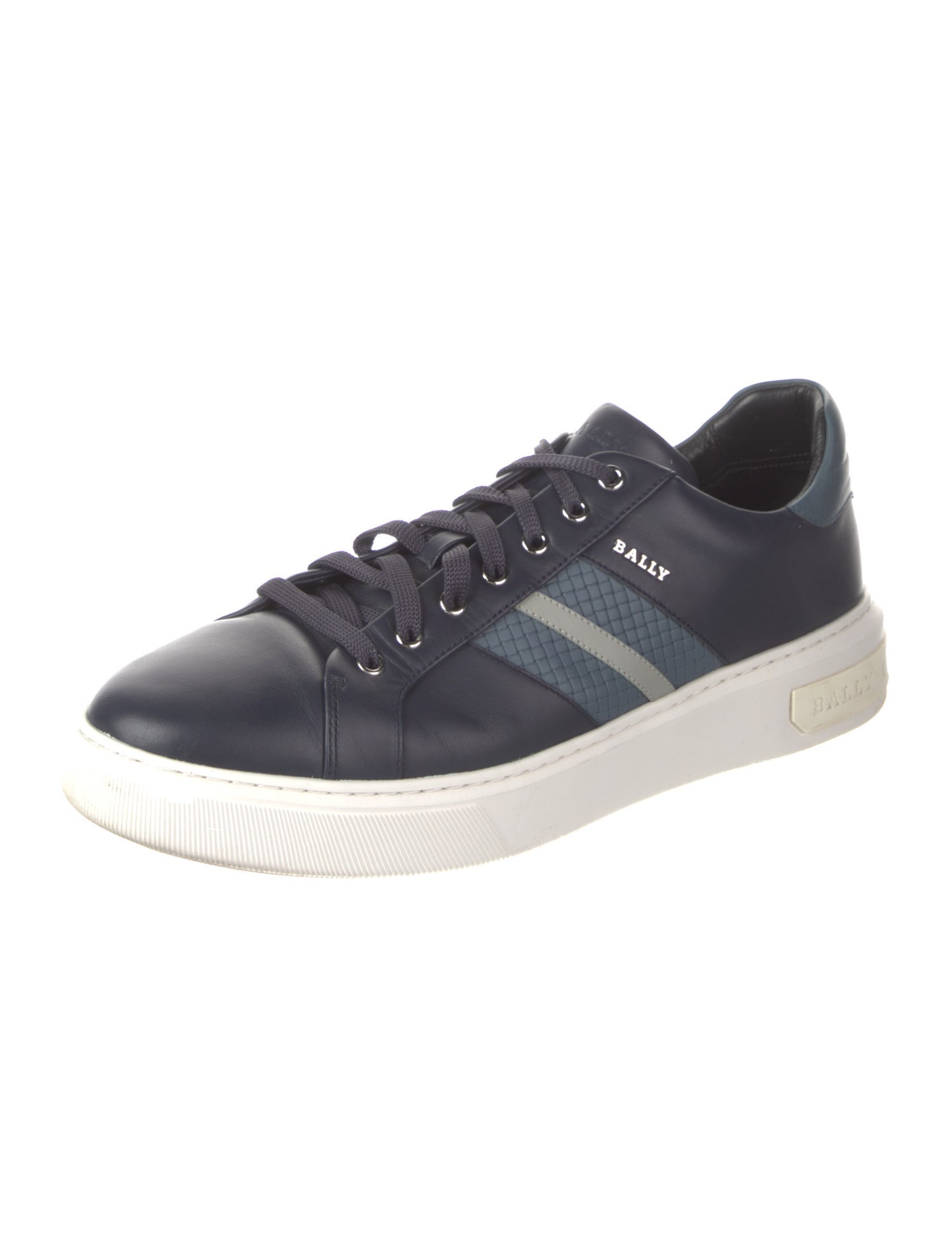 Bally Leather Printed Sneakers