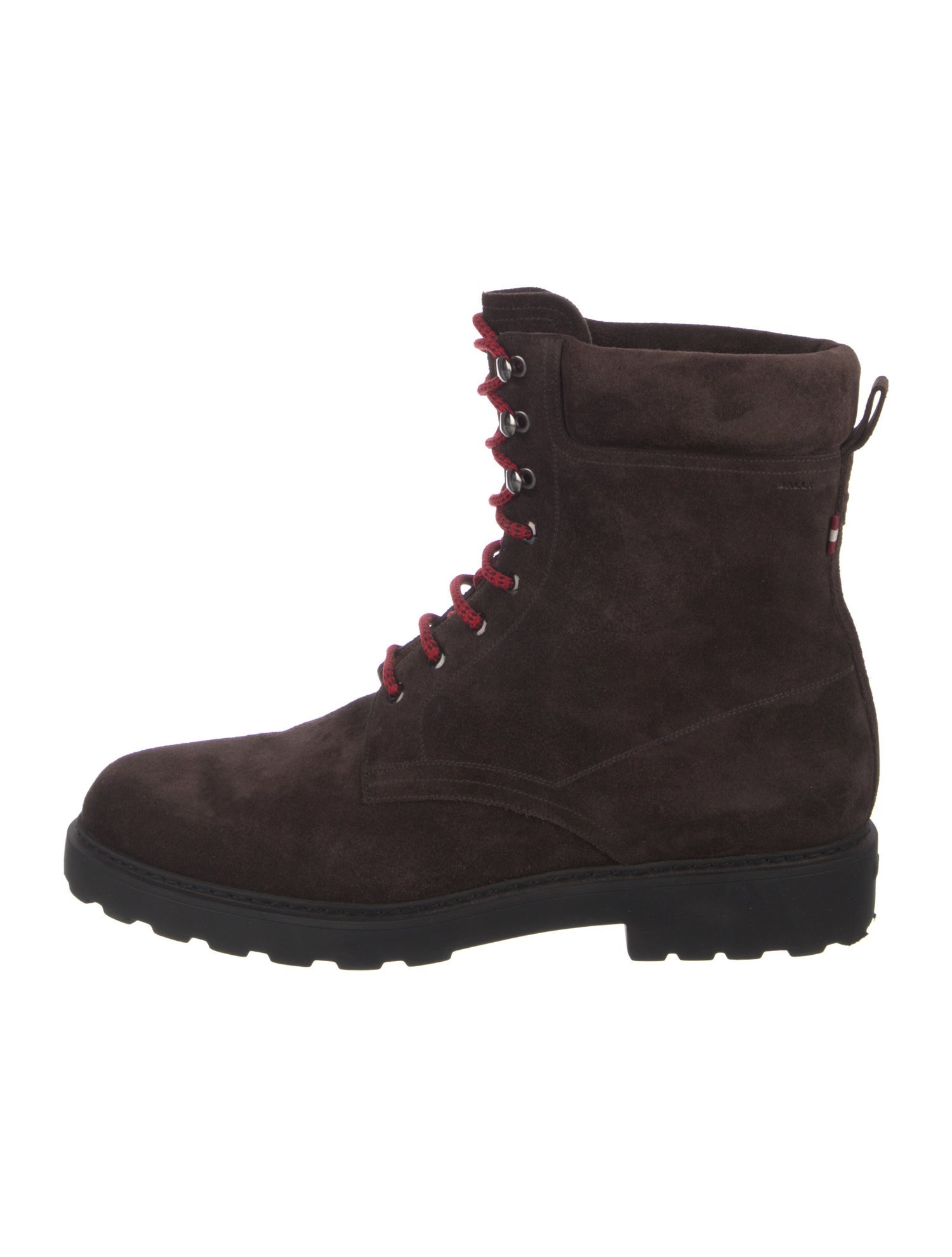 Bally Suede Lace-Up Boots