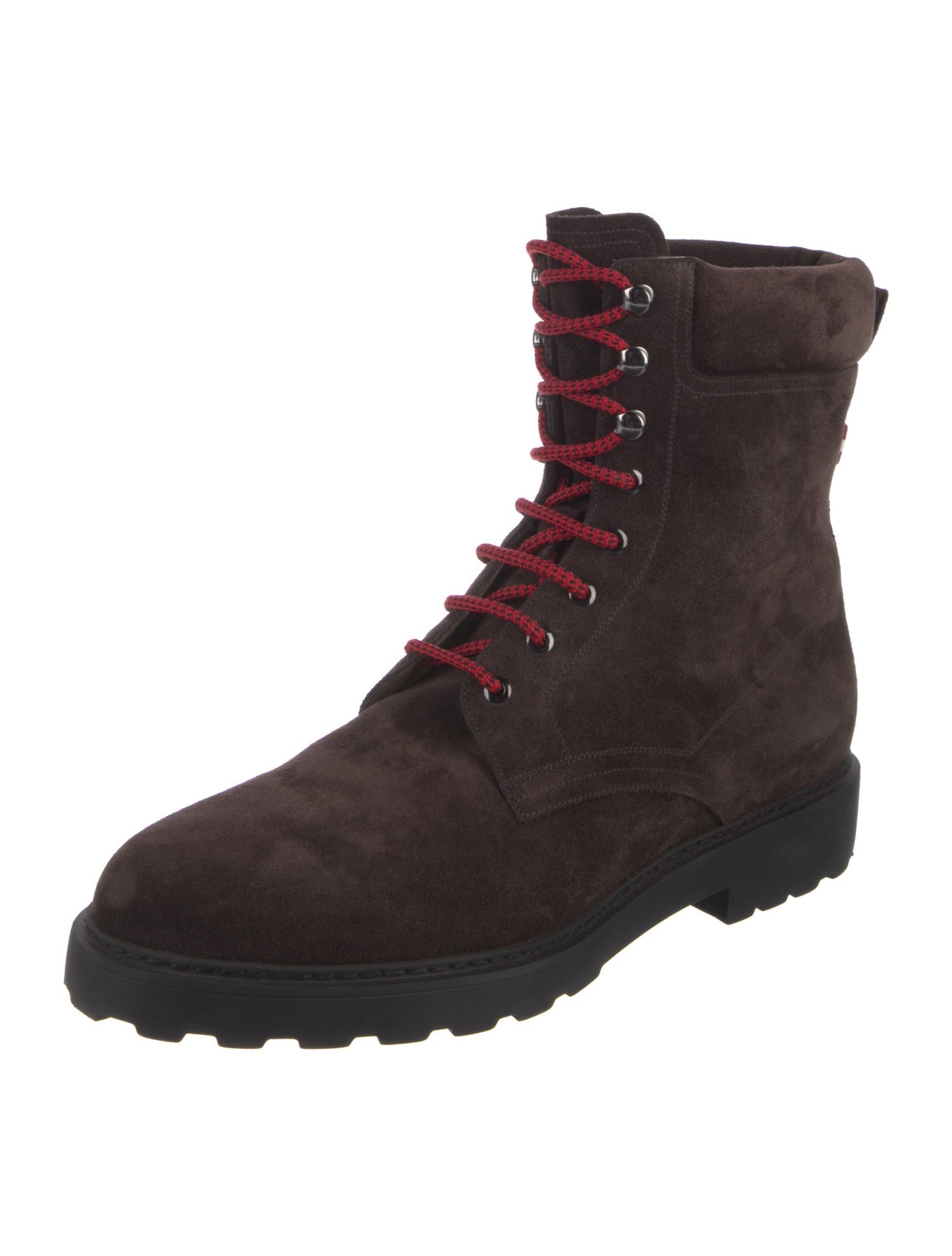Bally Suede Lace-Up Boots