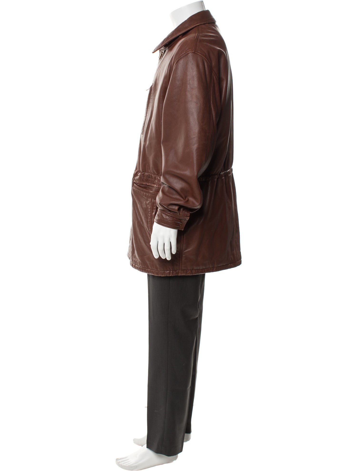 Bally Leather Parka