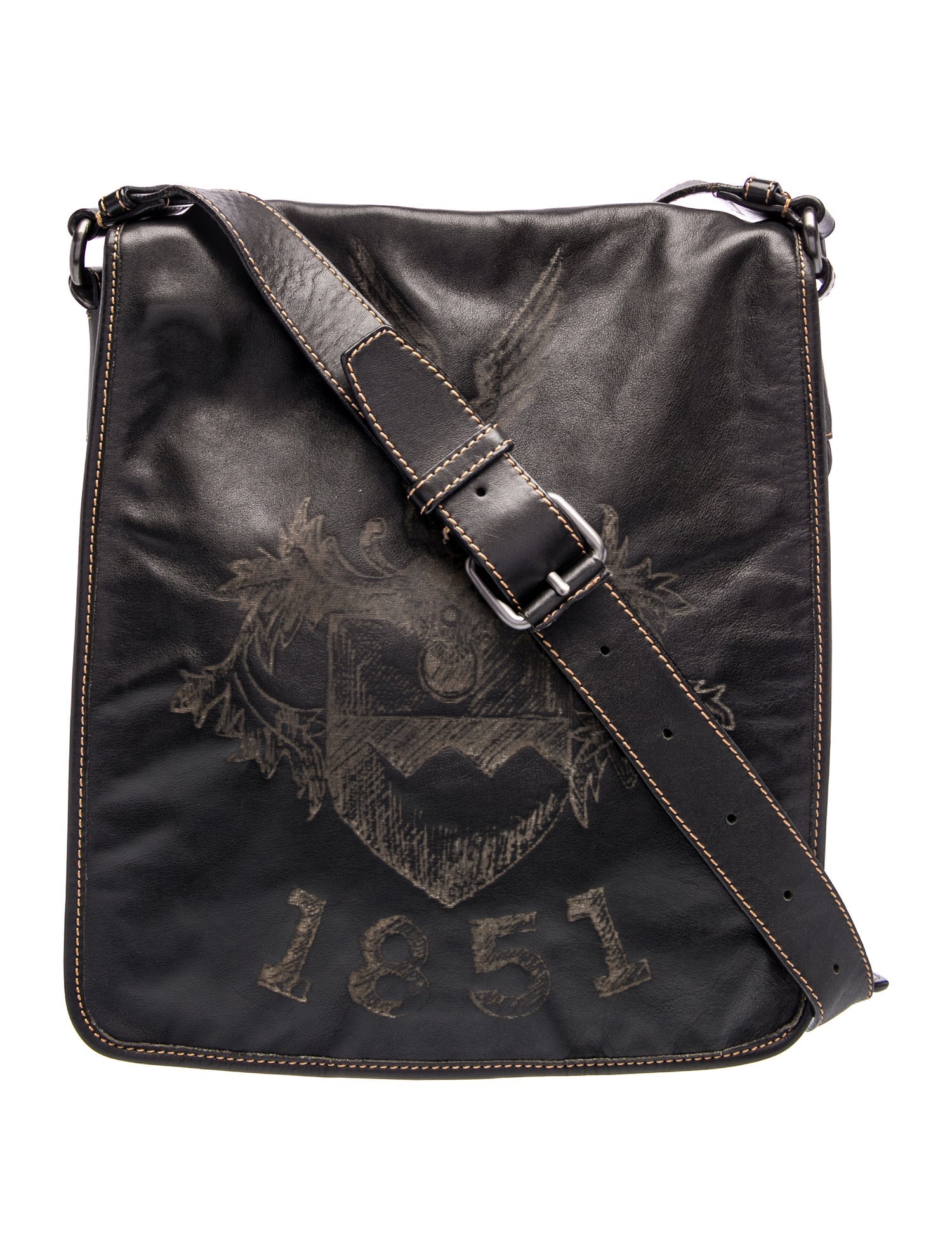 Bally Leather Messenger Bag