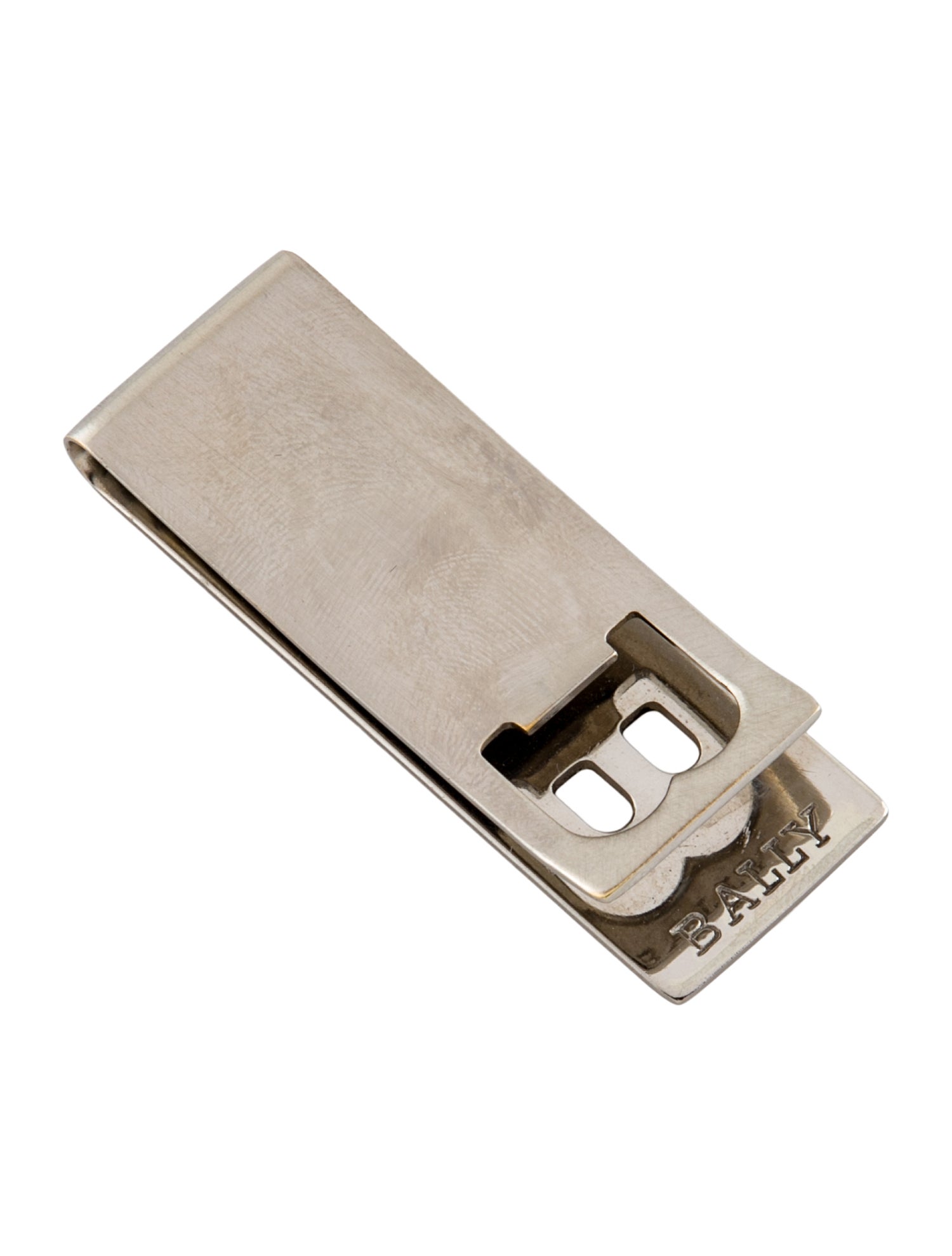 Bally Solid Logo Money Clip