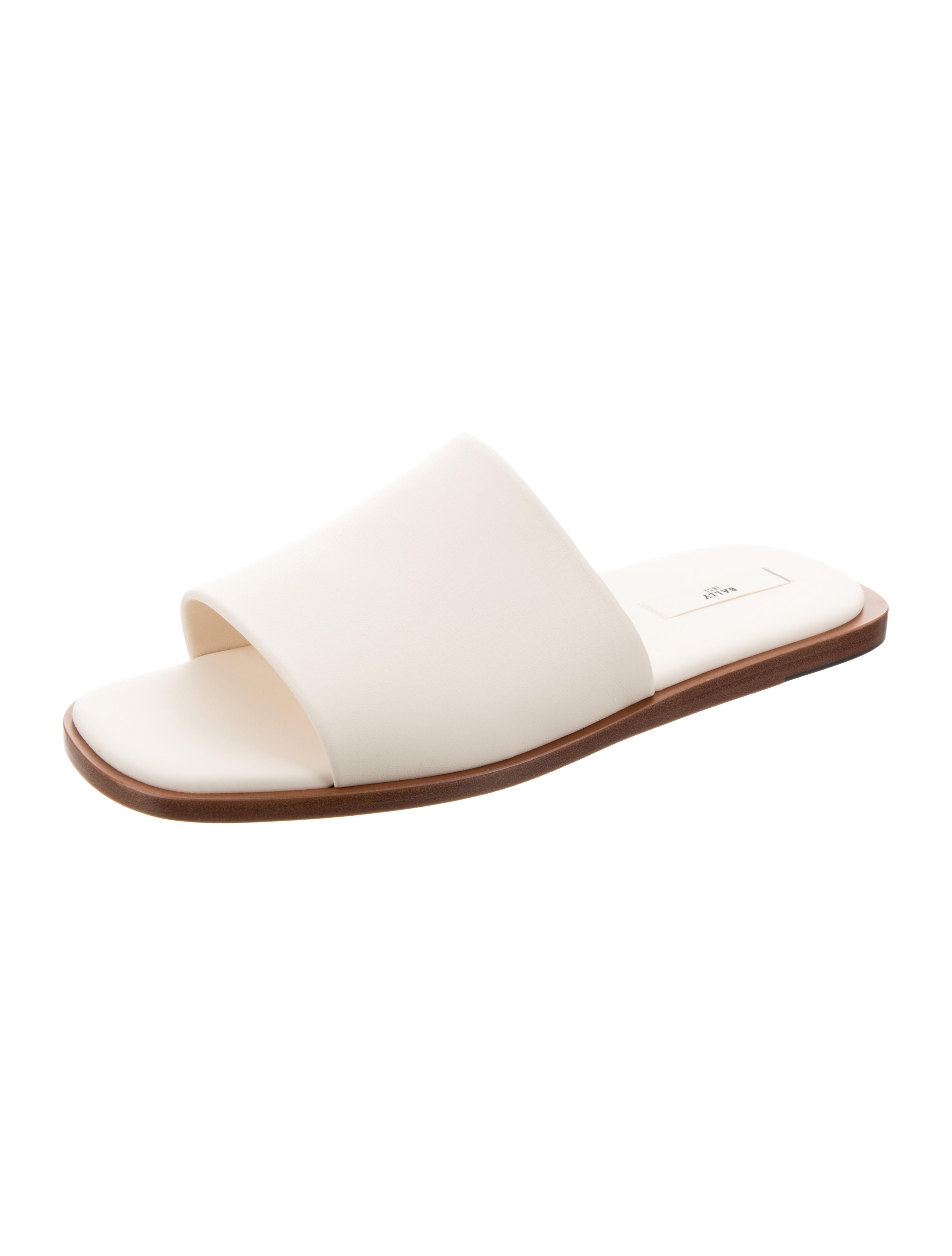 Bally Leather Slides