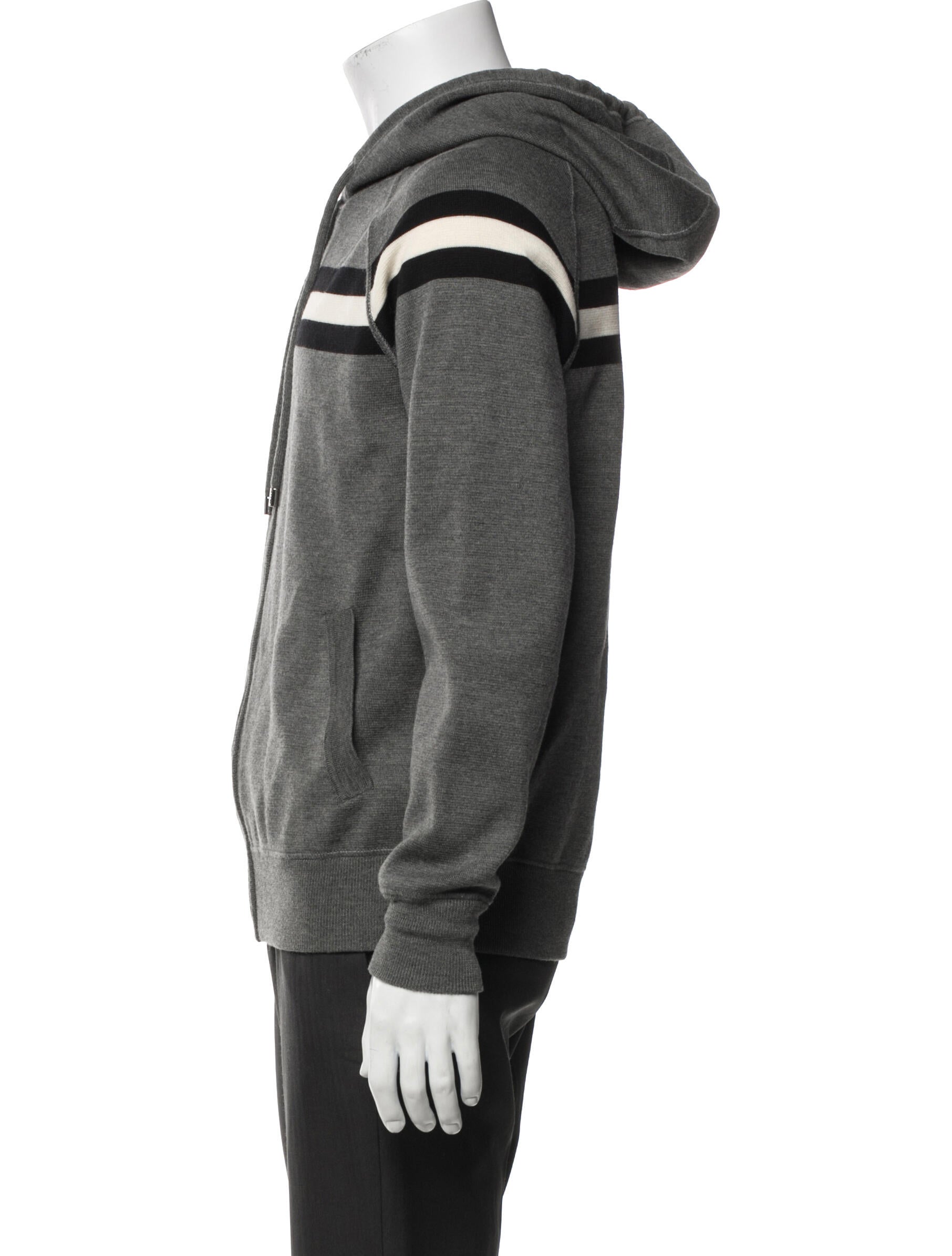 Bally Wool Striped Bomber Jacket