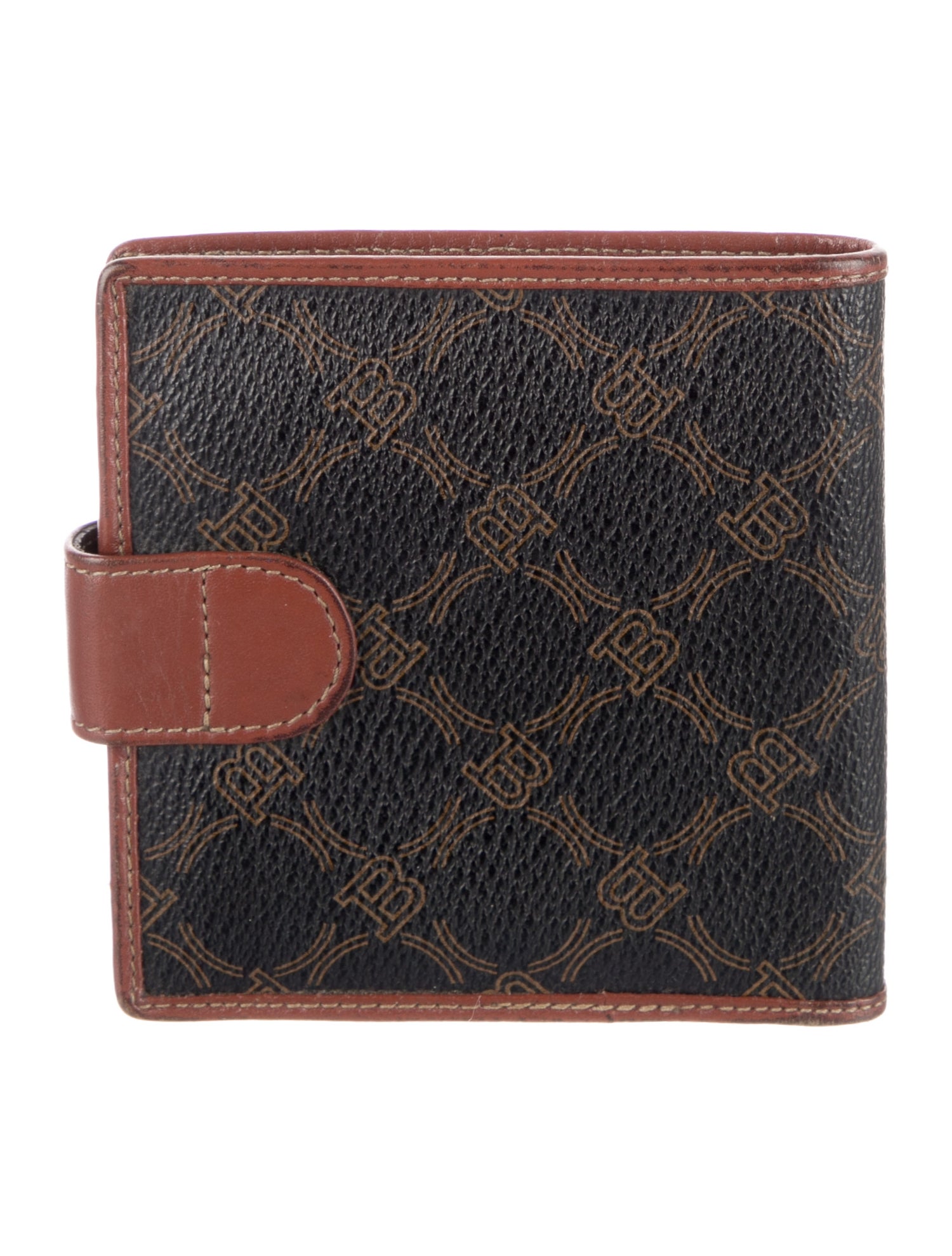 Bally Leather Printed Bifold Wallet