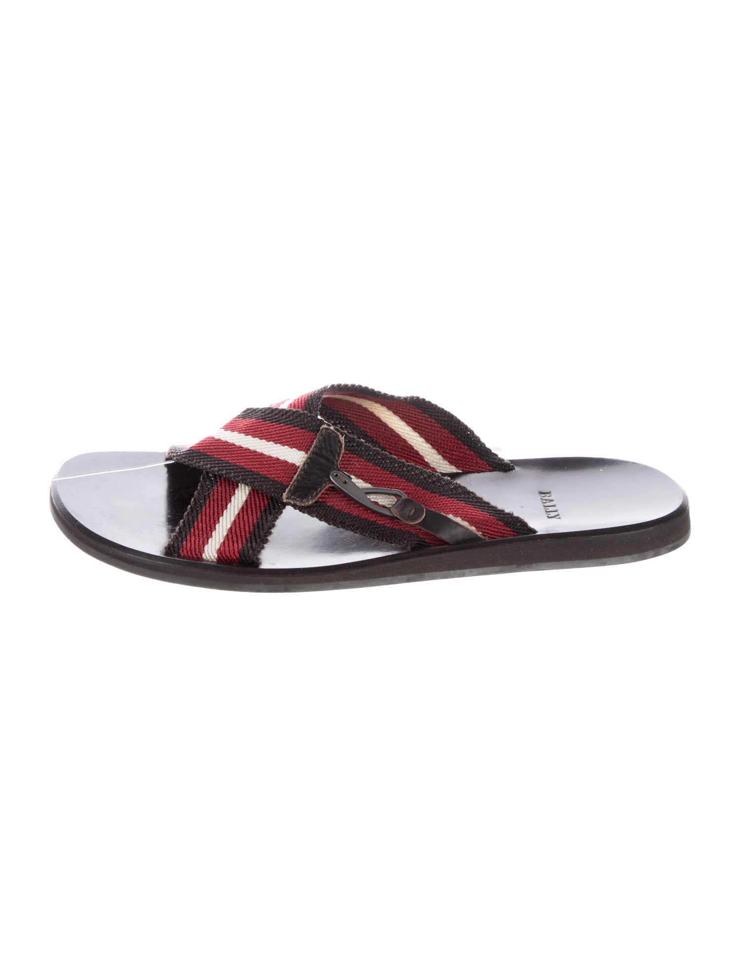 Bally Striped Slides