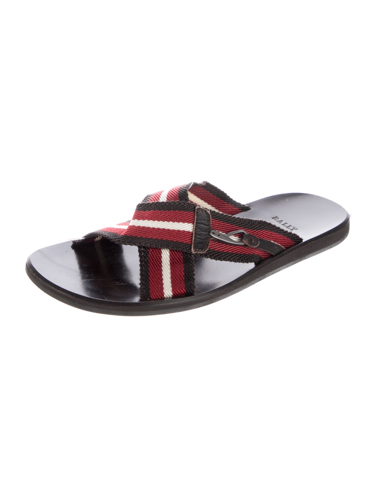 Bally Striped Slides