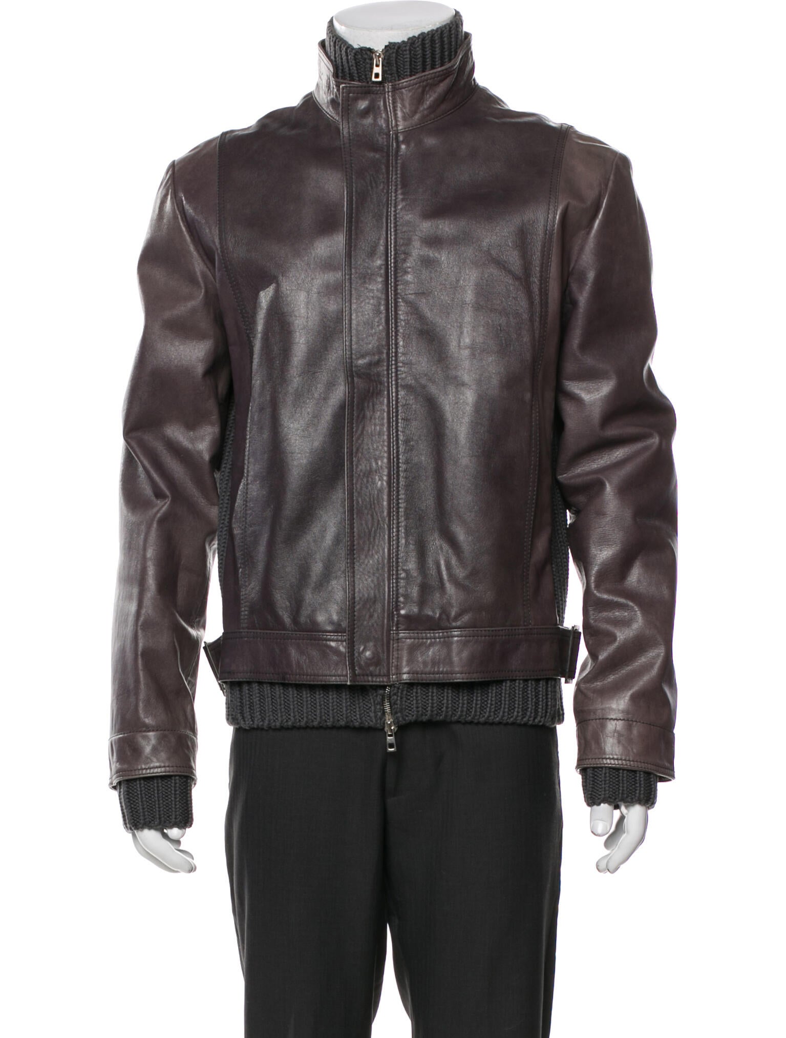 Bally Leather Moto Jacket
