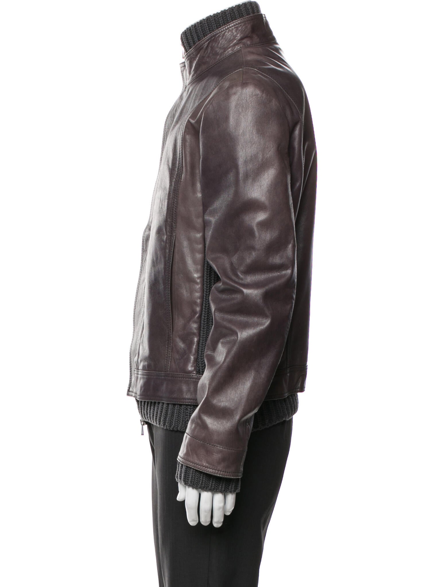 Bally Leather Moto Jacket