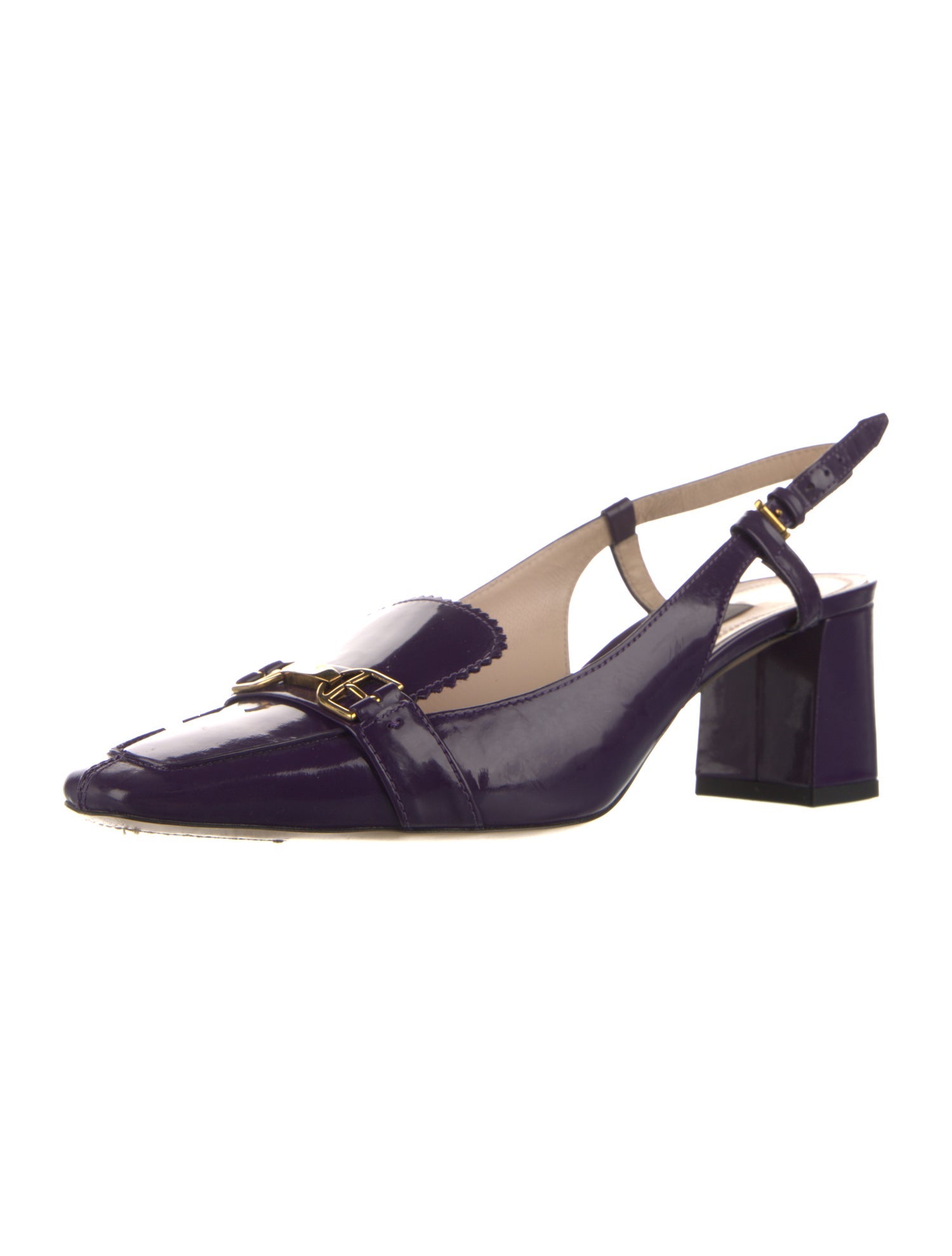 Bally Patent Leather Slingback Pumps
