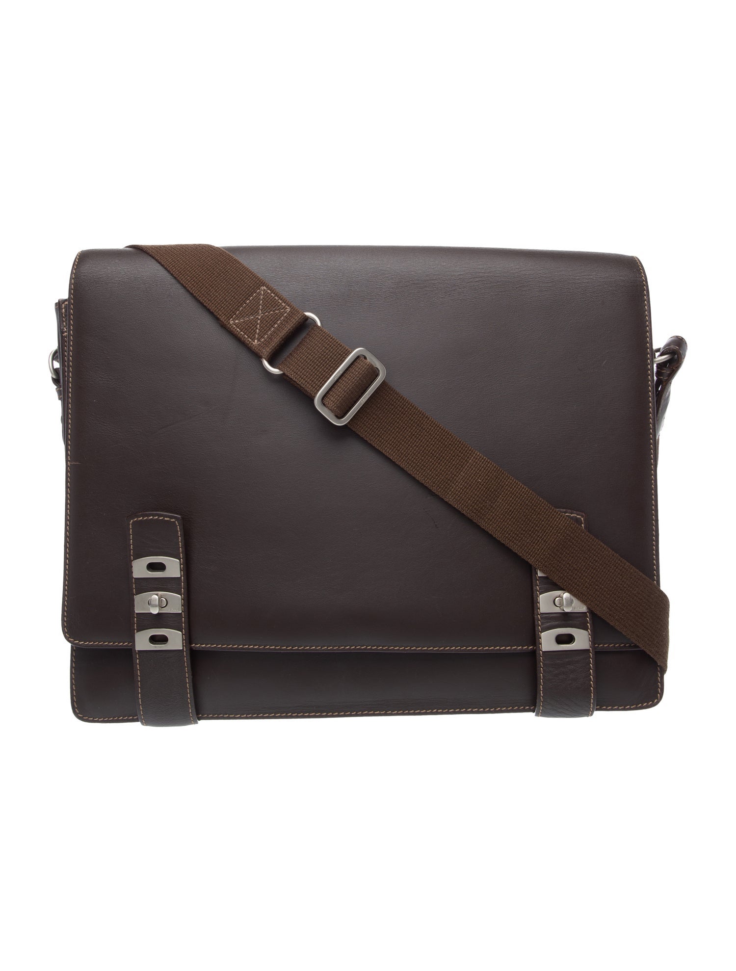 Bally Leather Messenger Bag