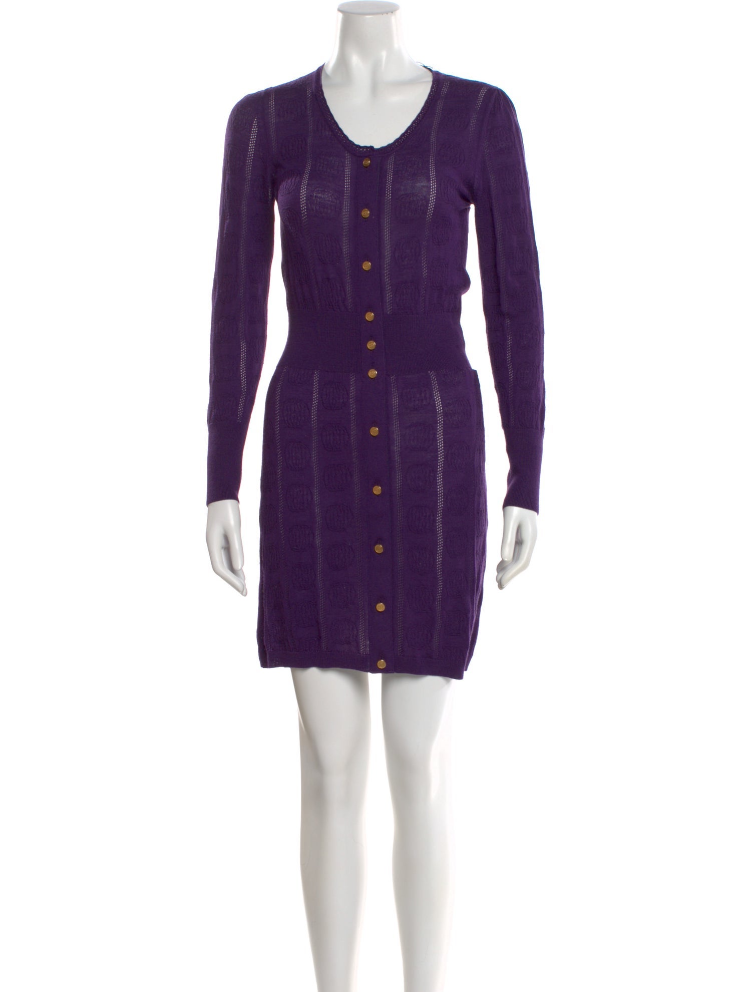 Bally Merino Wool Mini Dress
