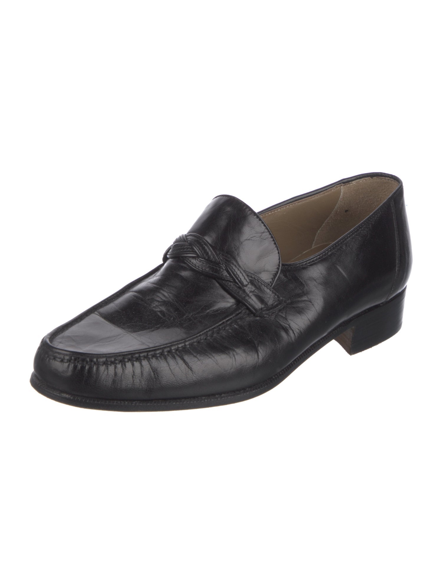 Bally Leather Dress Loafers