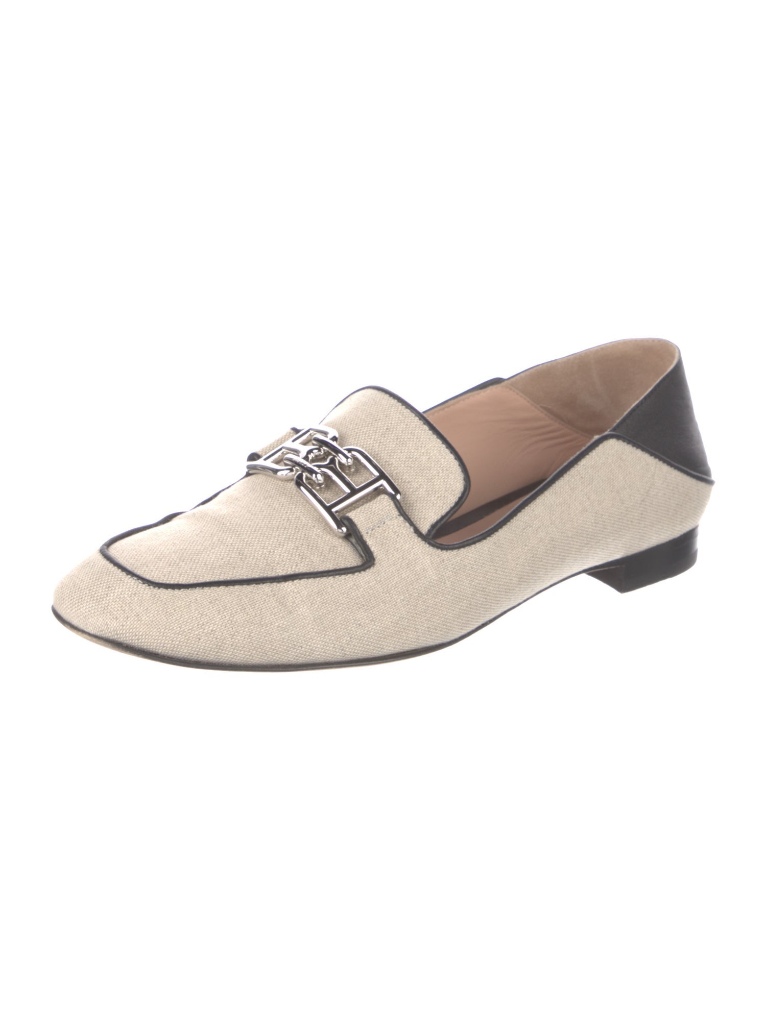Bally Ellah Flat Canvas Loafers
