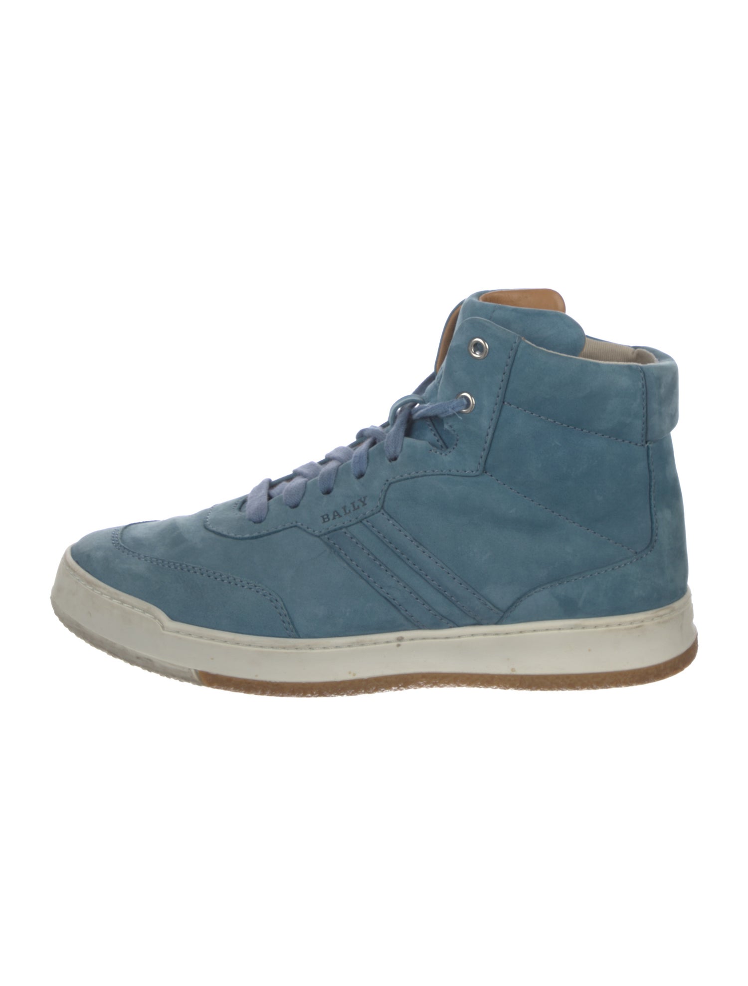 Bally Suede Grosgrain Trim Sneakers