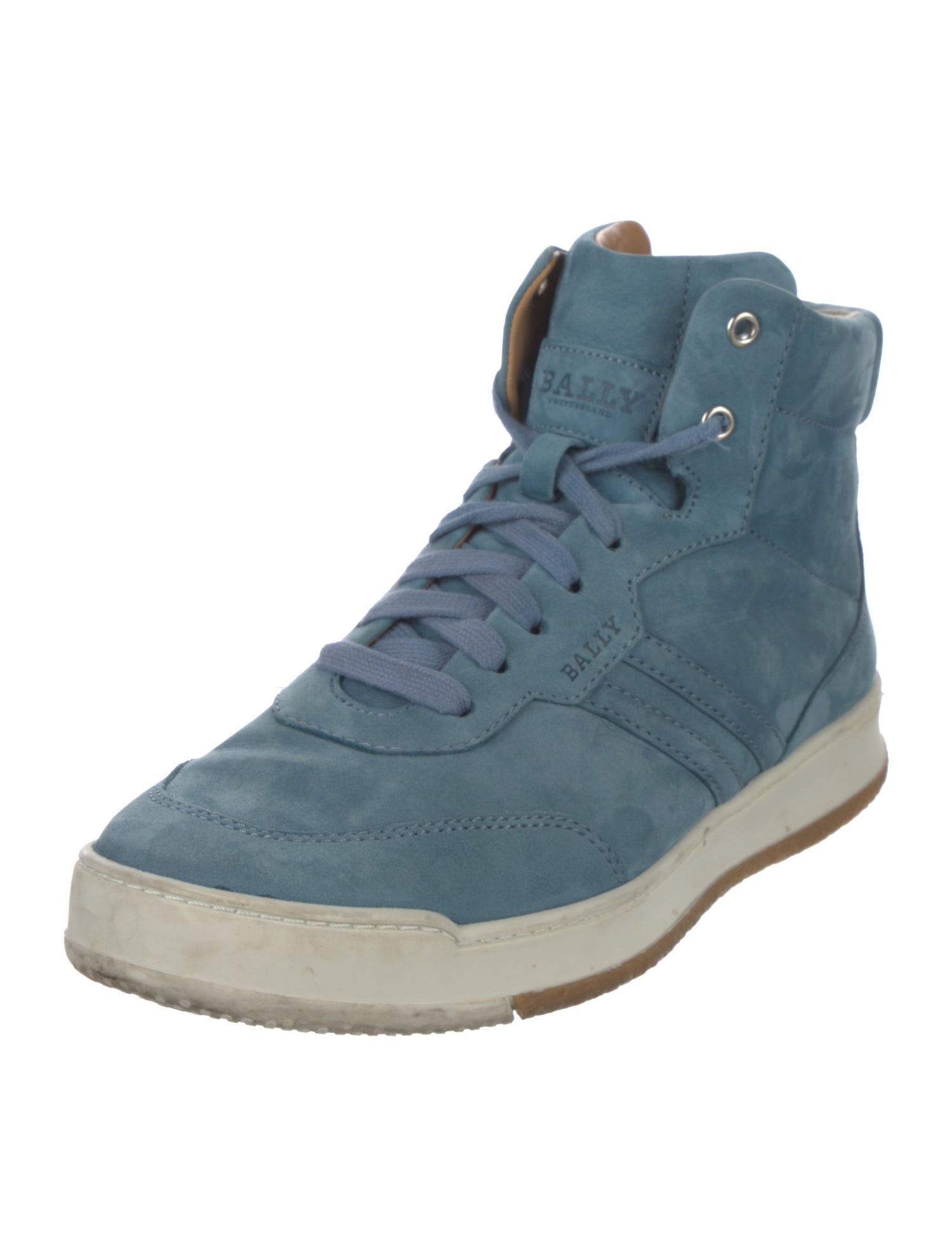 Bally Suede Grosgrain Trim Sneakers