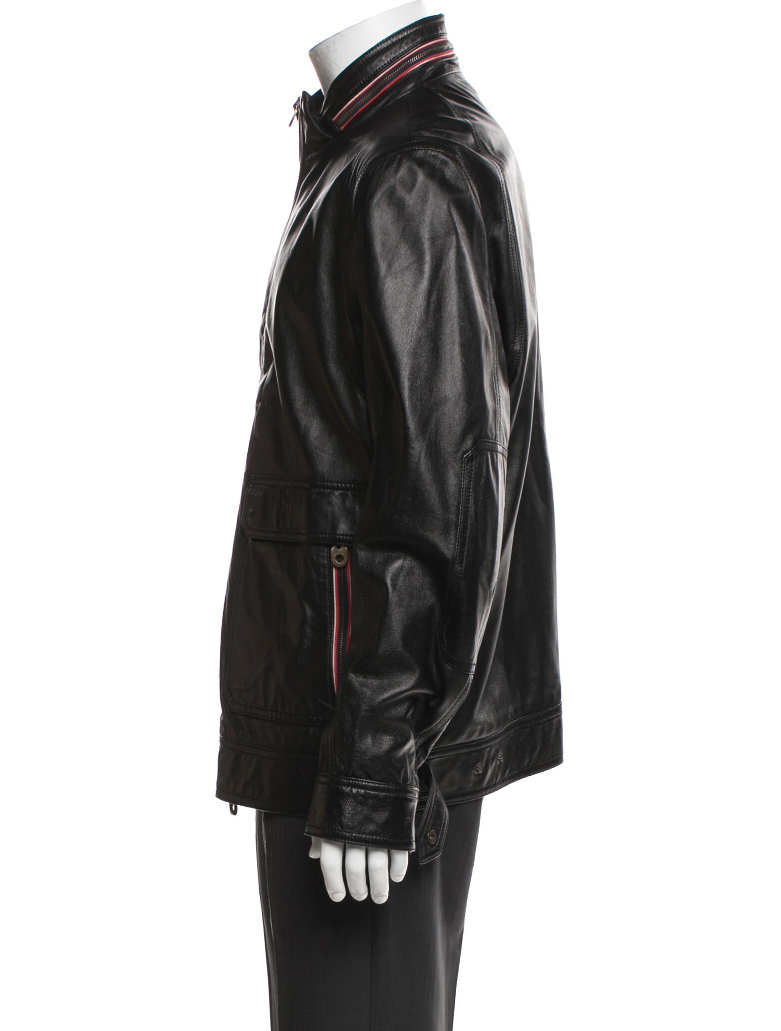 Bally Lambskin Moto Jacket
