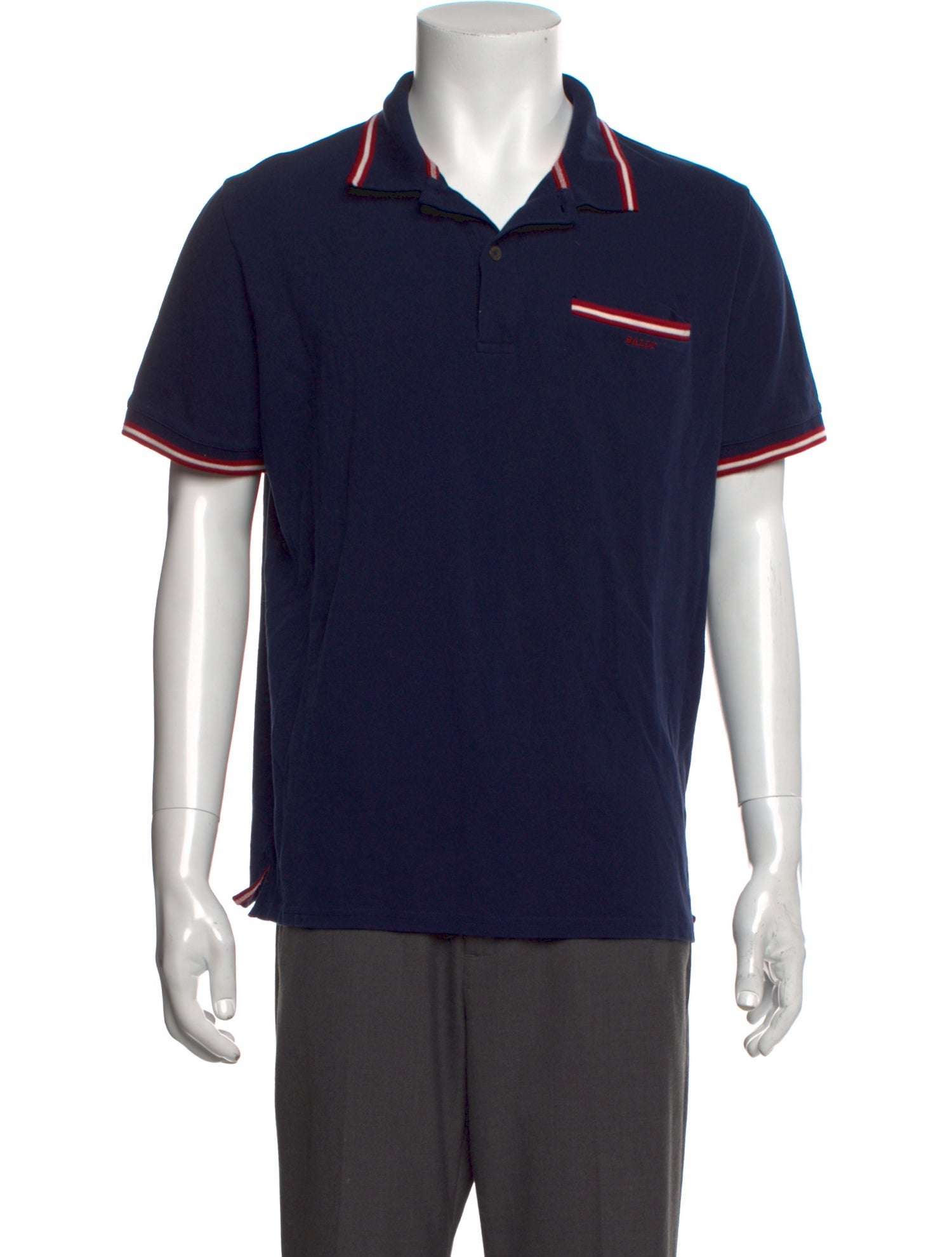 Bally Collar Short Sleeve Polo Shirt