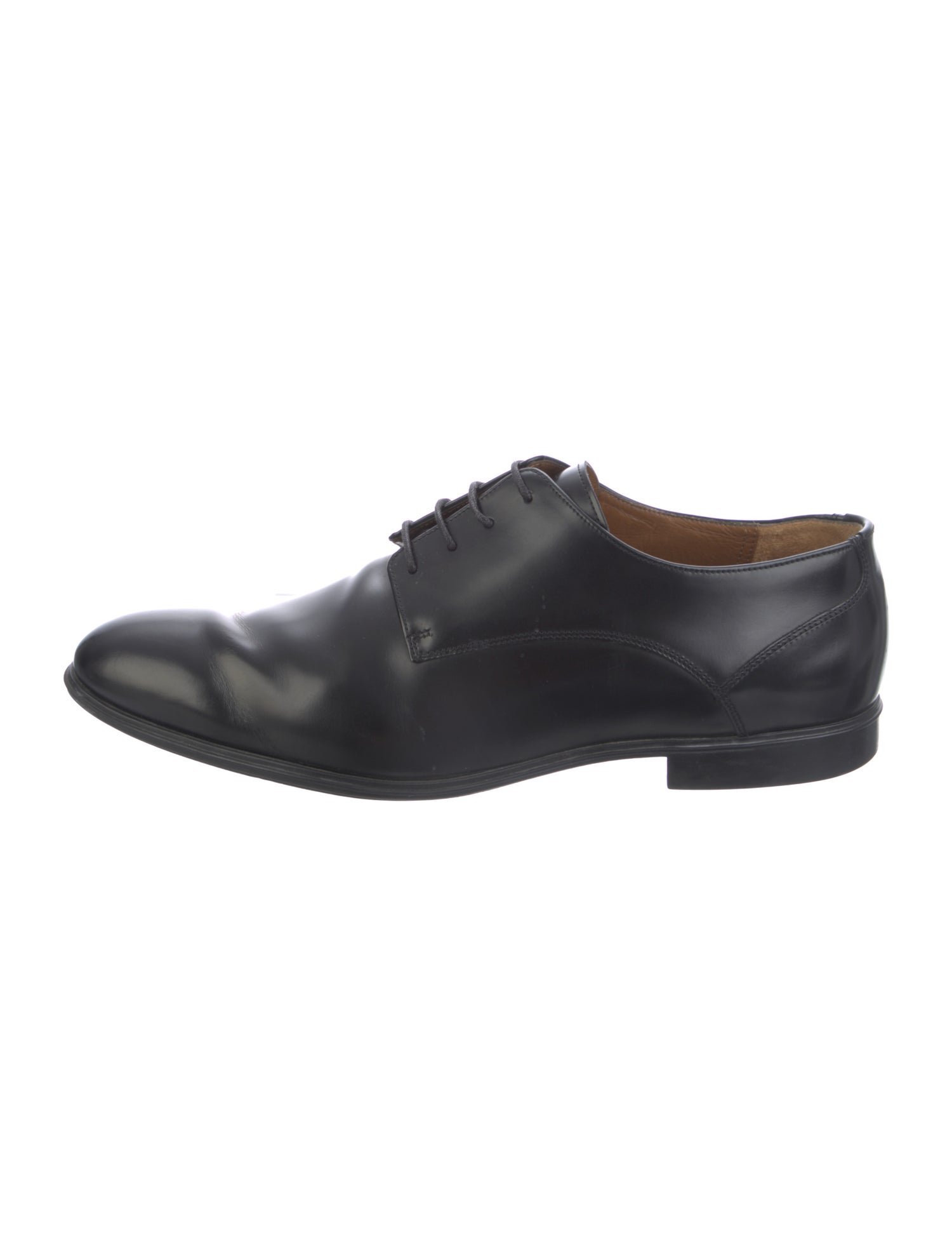 Bally Leather Eyelet Trim Oxfords