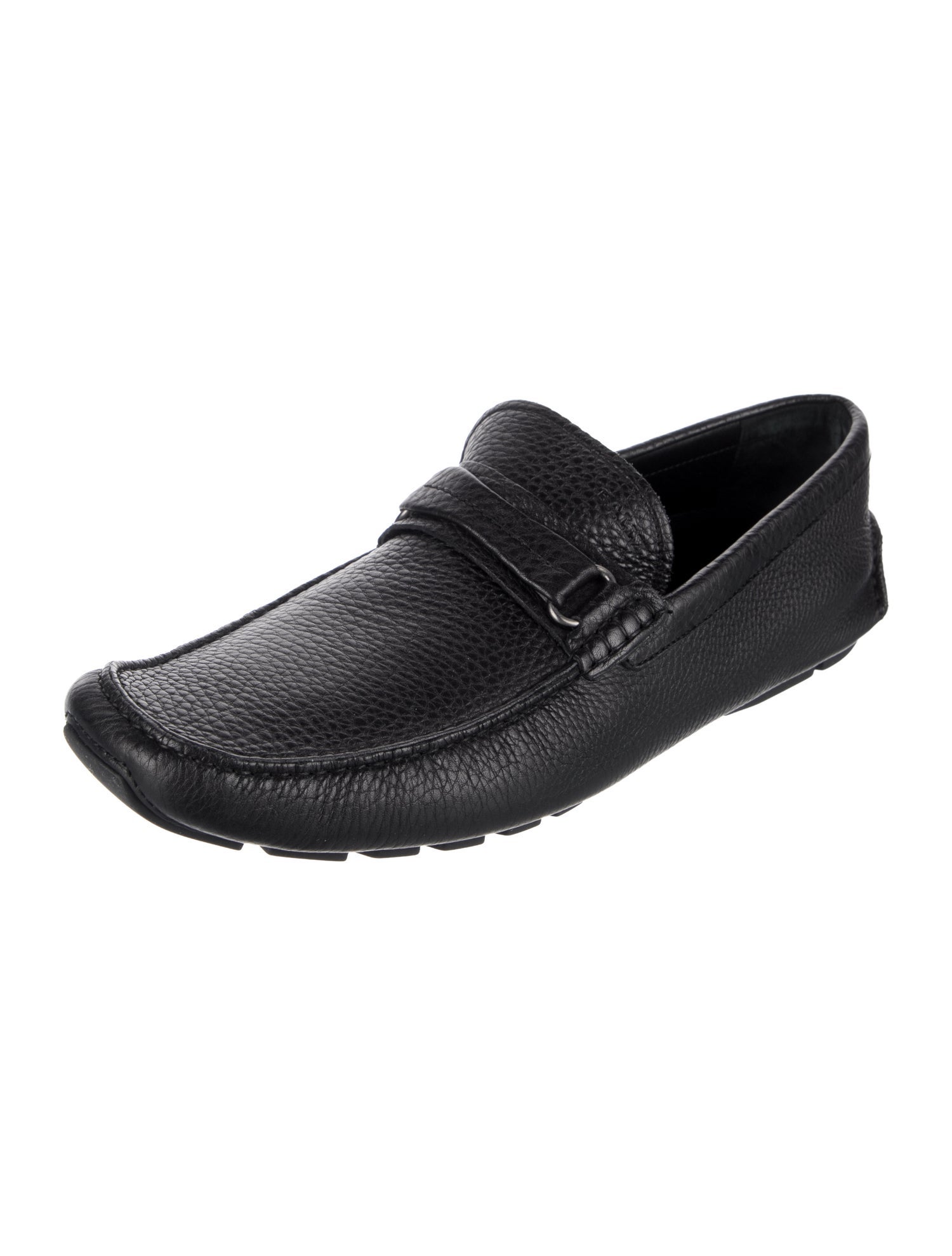 Bally Leather Grosgrain Trim Drivers
