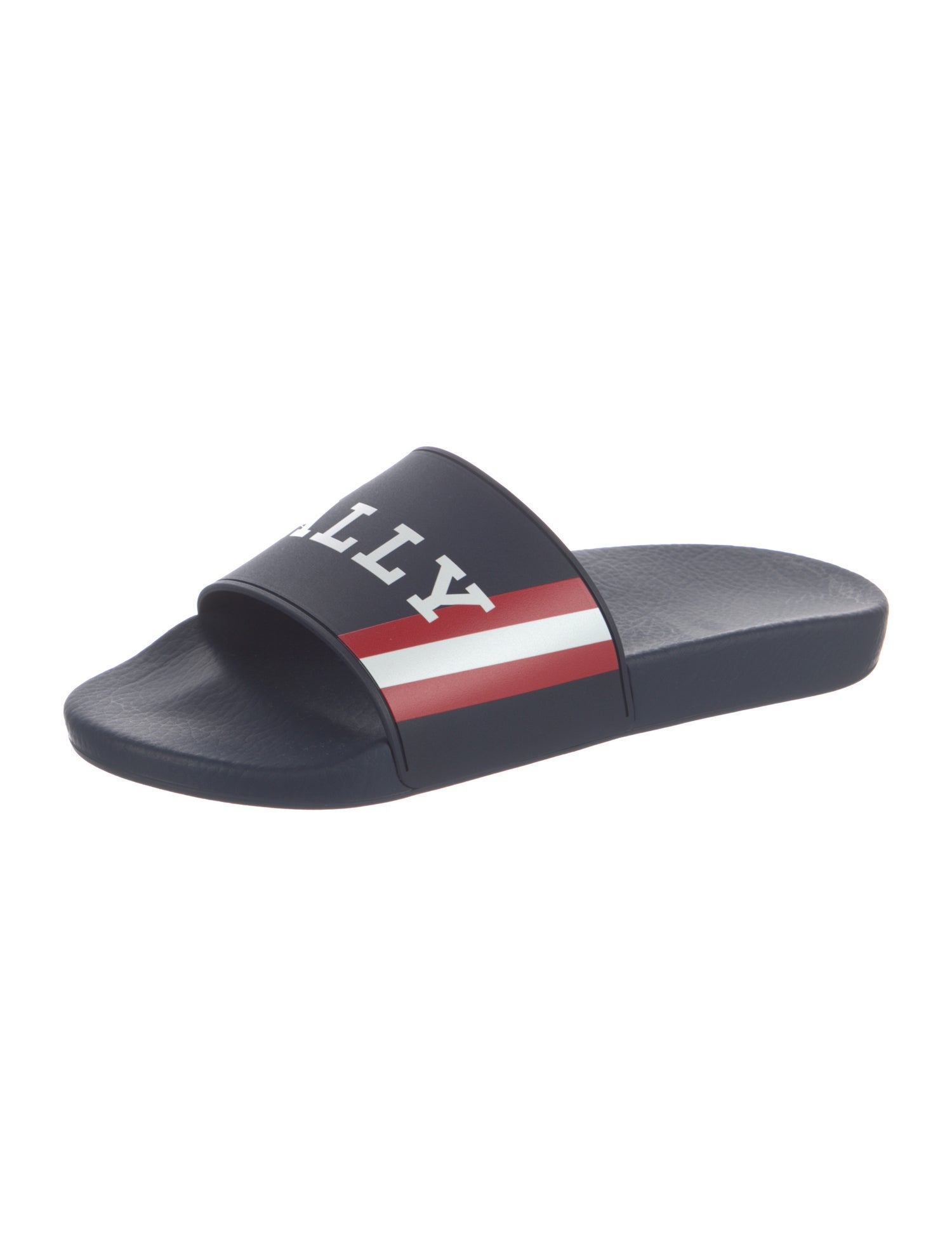 Bally Rubber Graphic Print Slides