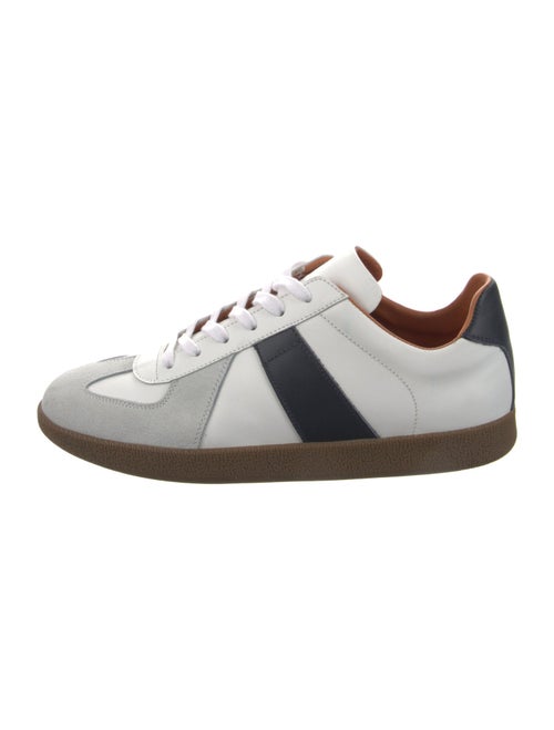 Beckett Simonon Leather Colorblock Pattern Sneakers