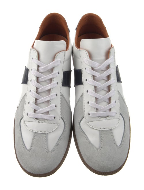 Beckett Simonon Leather Colorblock Pattern Sneakers