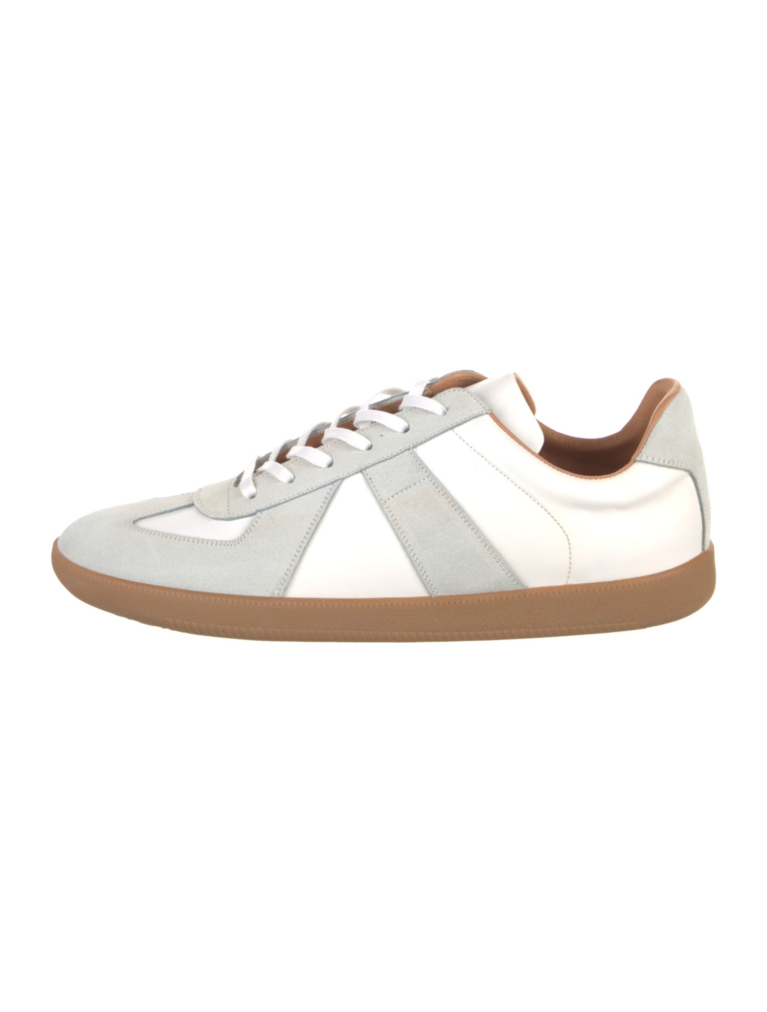 Beckett Simonon Leather Colorblock Pattern Sneakers