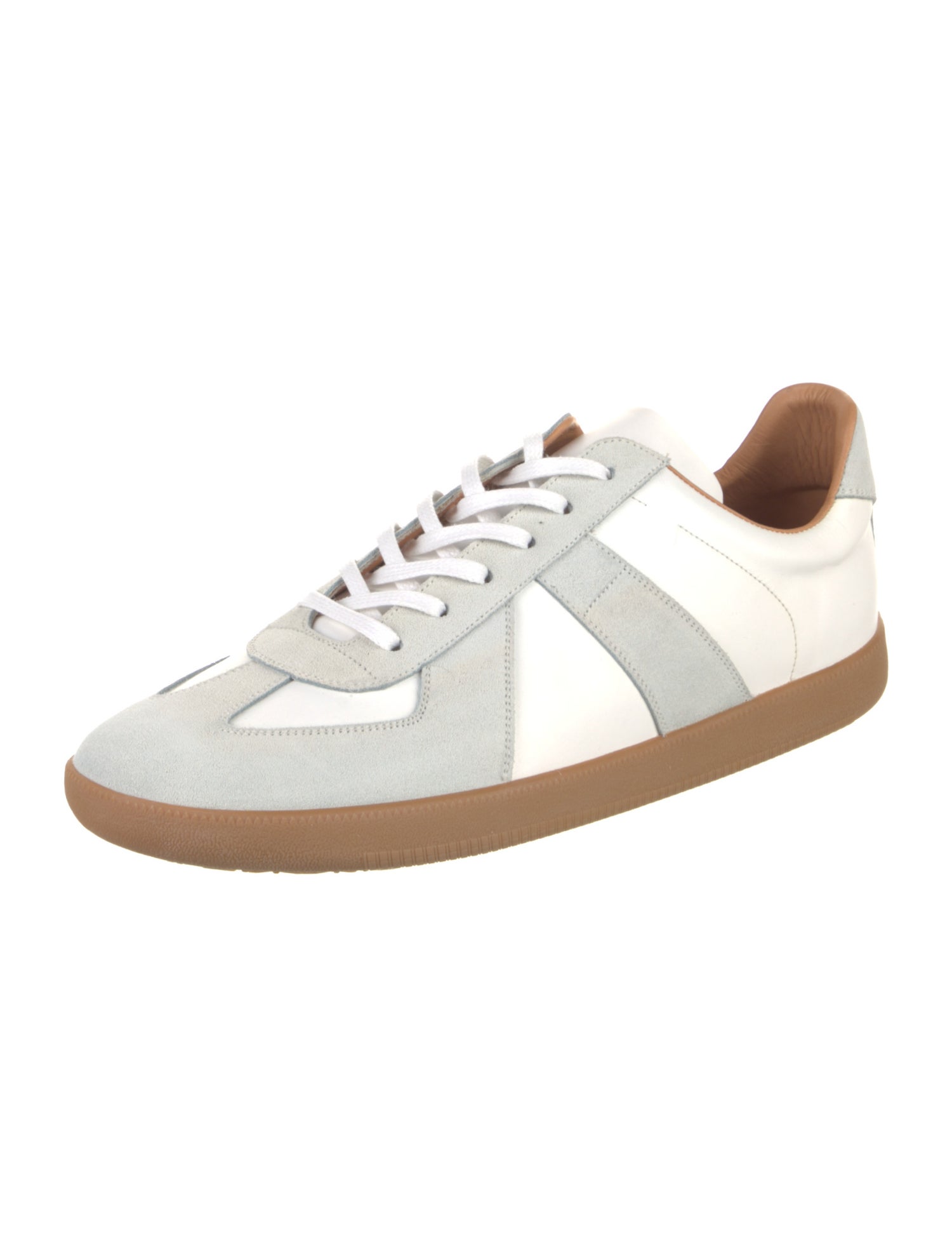 Beckett Simonon Leather Colorblock Pattern Sneakers