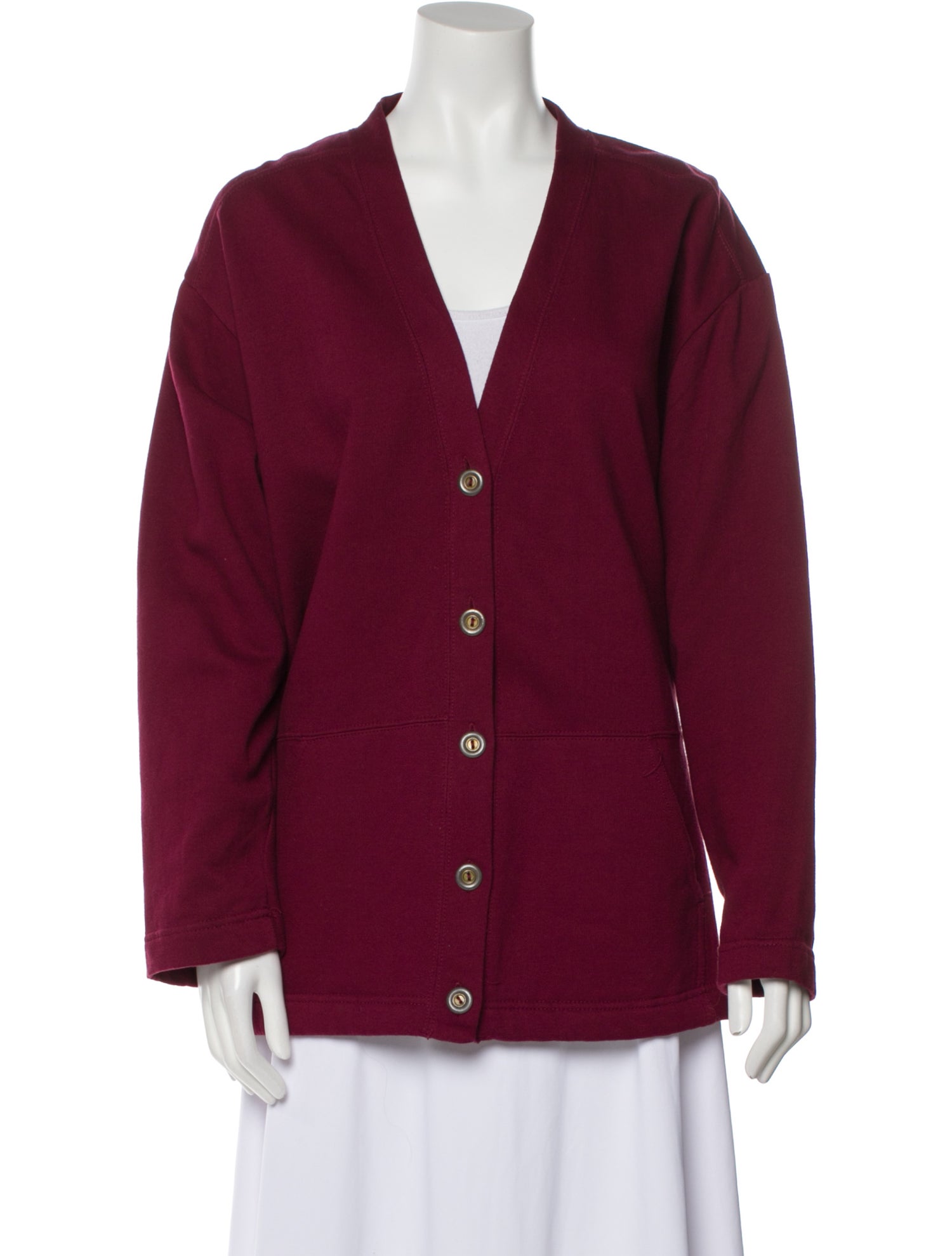 Bill Blass Sport Plunge Neckline Sweater