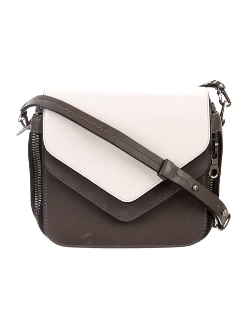 Boyy Leather Crossbody Bag Grey