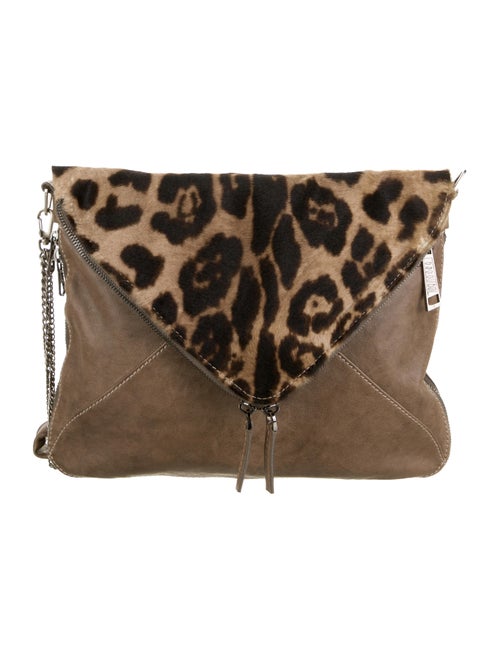 Boyy Leather Shoulder Bag silver