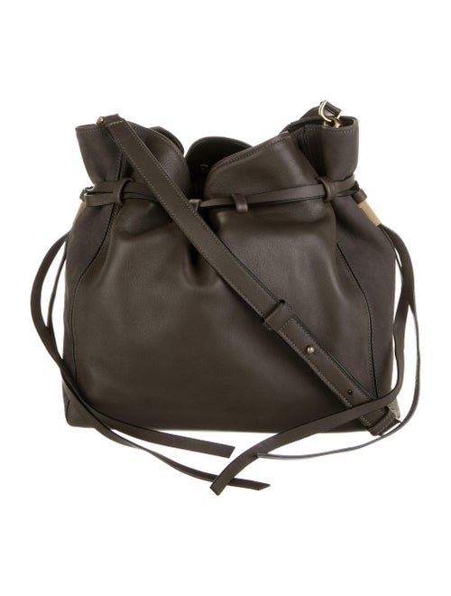 Boyy Laser Leather Bucket Bag Brown