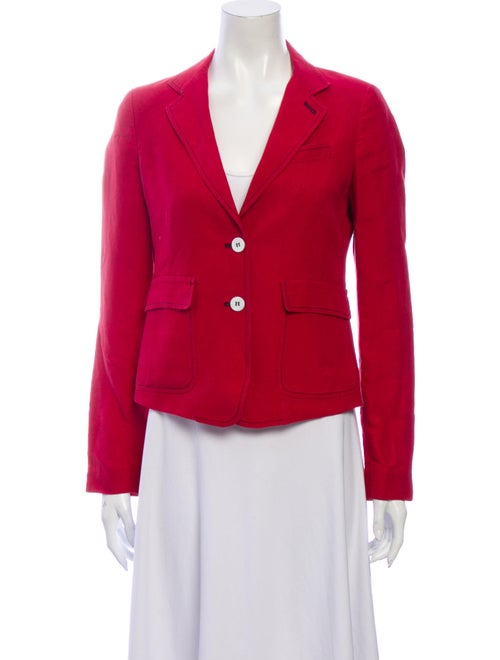 Boyy Linen Blazer Red