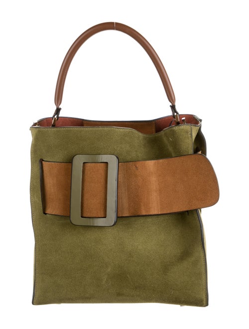 Boyy Suede Shoulder Bag Green
