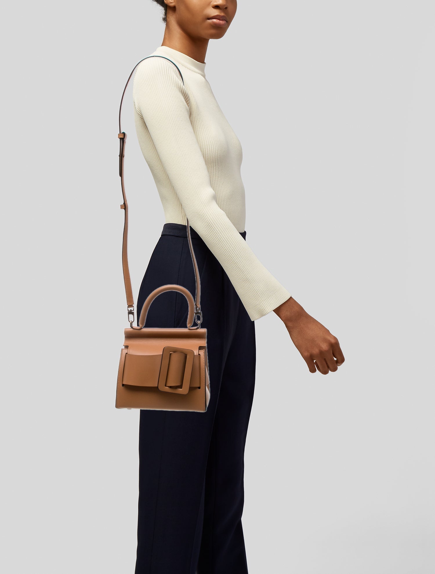 Boyy Leather Top Handle Bag