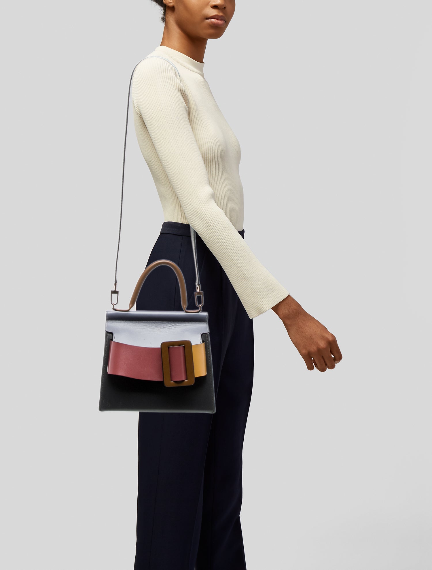 Boyy Leather Top Handle Bag